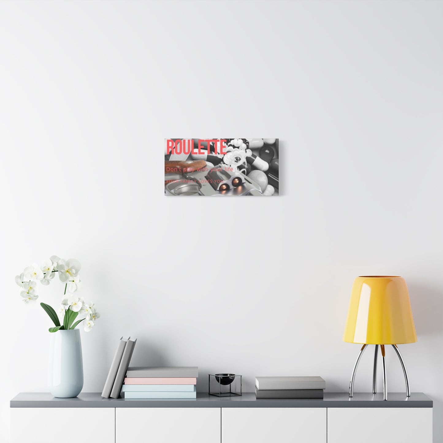 Bold Message Canvas Art, Wall Decor for Awareness, Mental Health Awareness, Home Office Decor, Unique Gift Idea