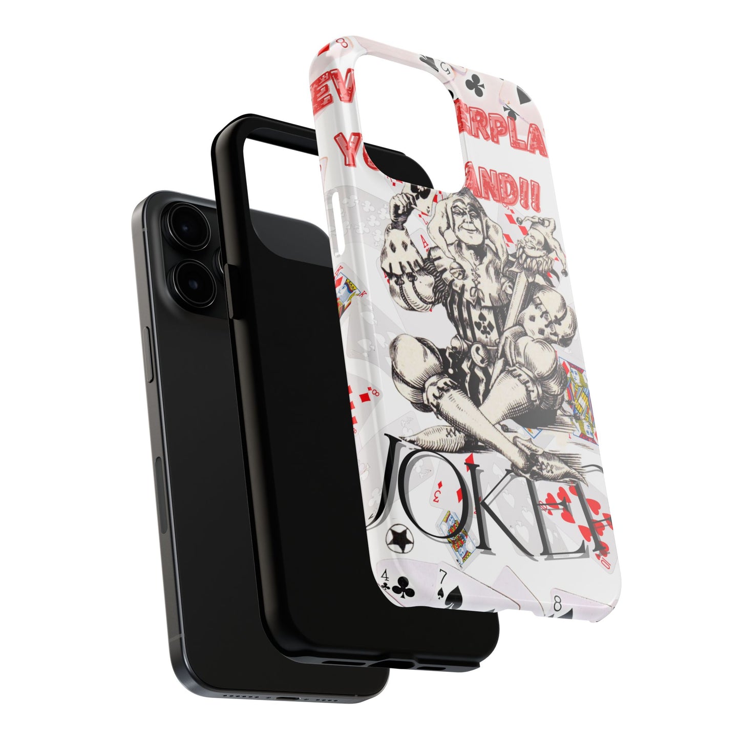Bold Joker Phone Case - Unique Tough Cover for Gamers, Stylish Protection, Gift for Card Players, Fun Design for Phone Lovers
