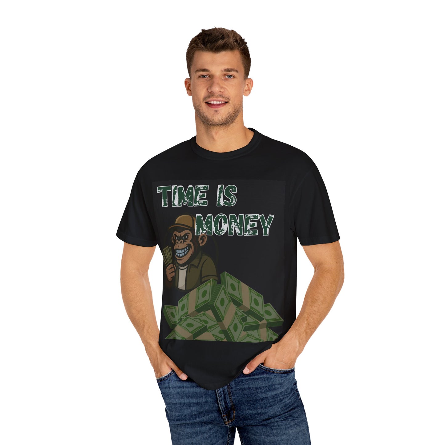 Money Motivation T-Shirt, Funny Graphic Tee, Casual Wear, Gift for Him, Relaxed Fit Unisex Top, Streetwear Style