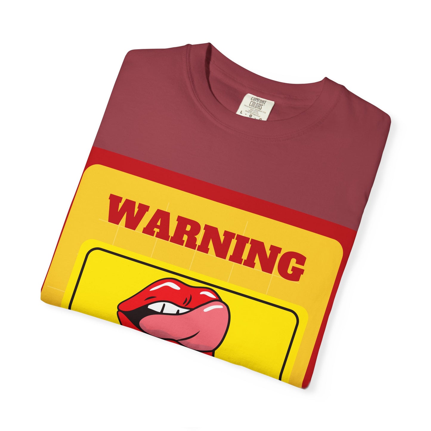 Playful Warning T-shirt, Casual Unisex Tee, Summer Outfit, Gift for Her, Fun Graphic Shirt, Bold Statement Clothing