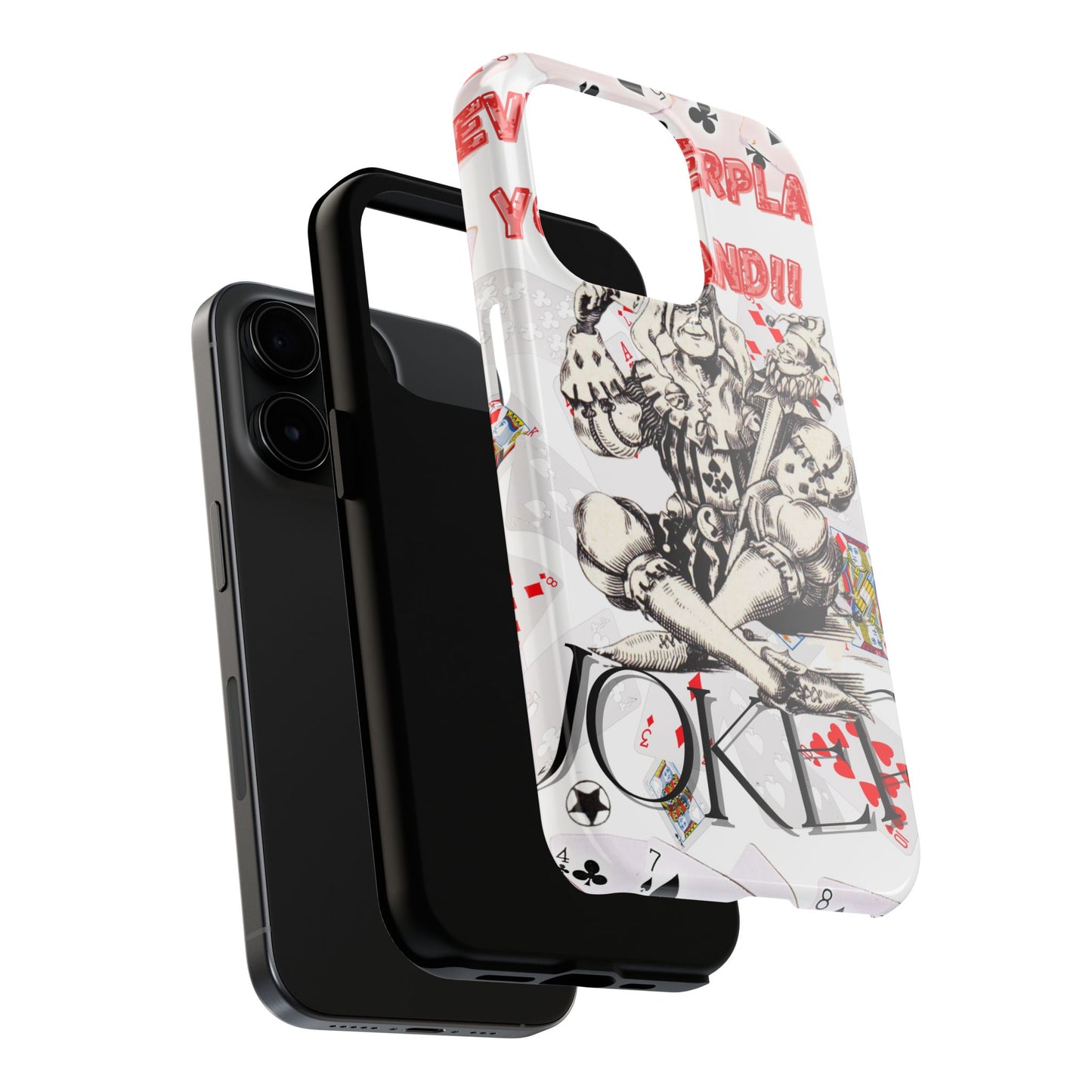 Bold Joker Phone Case - Unique Tough Cover for Gamers, Stylish Protection, Gift for Card Players, Fun Design for Phone Lovers