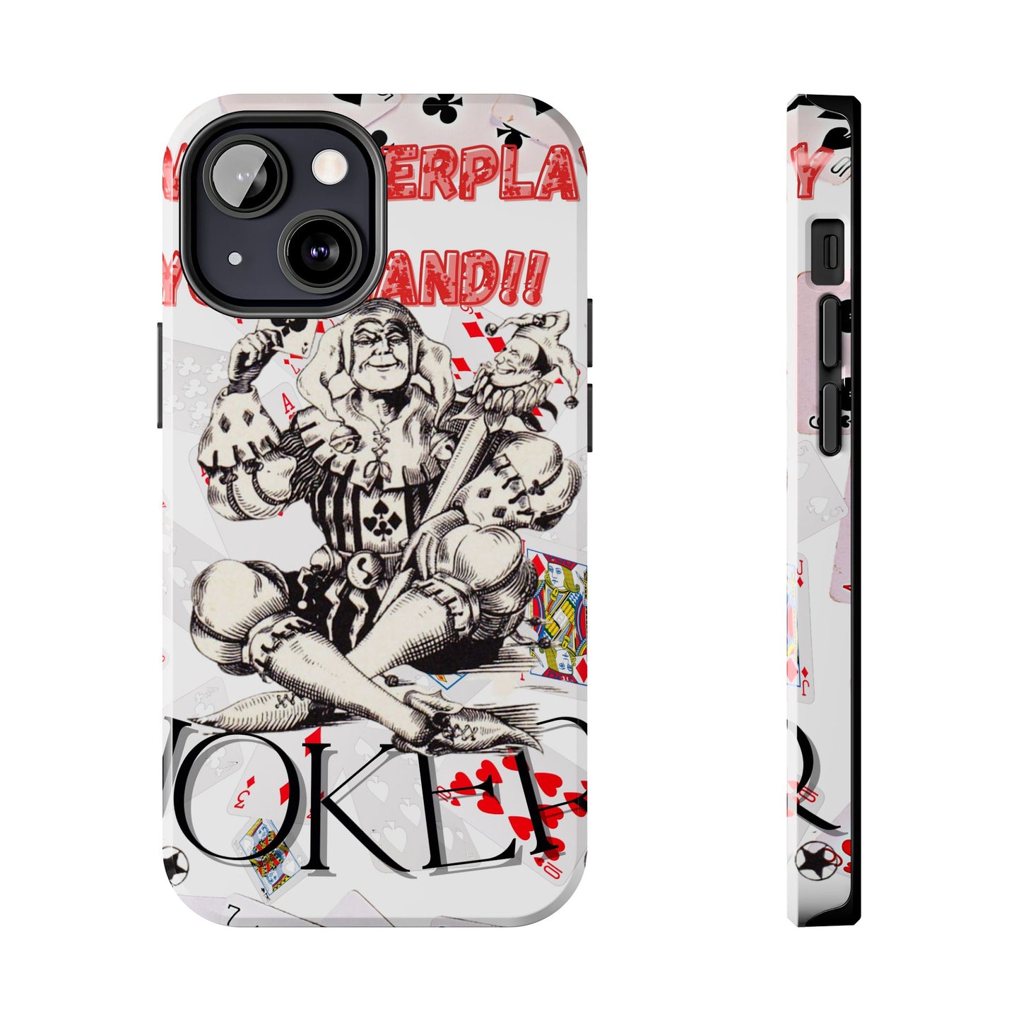 Bold Joker Phone Case - Unique Tough Cover for Gamers, Stylish Protection, Gift for Card Players, Fun Design for Phone Lovers