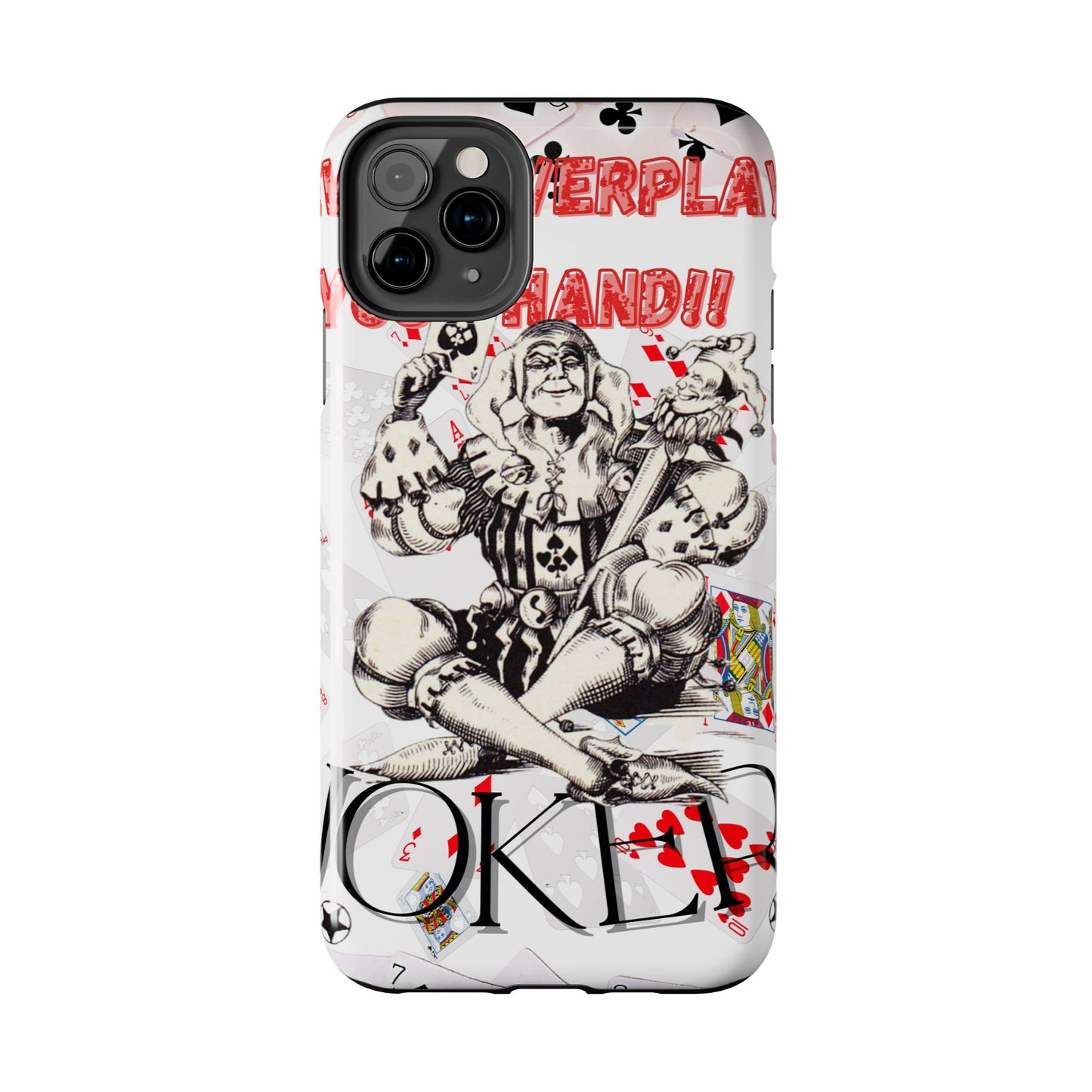 Bold Joker Phone Case - Unique Tough Cover for Gamers, Stylish Protection, Gift for Card Players, Fun Design for Phone Lovers