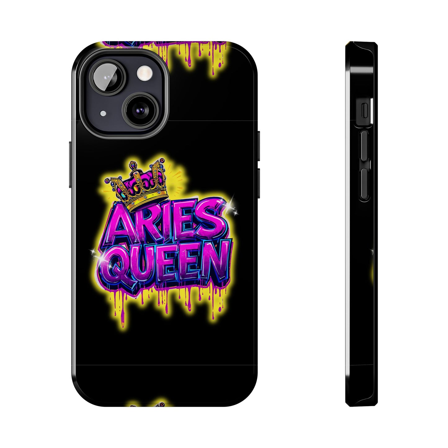 Aries Queen Tough Phone Cases - Vivid Design, Durable Protection, Aries Gifts, Astrology Accessories, Colorful Phone Cover