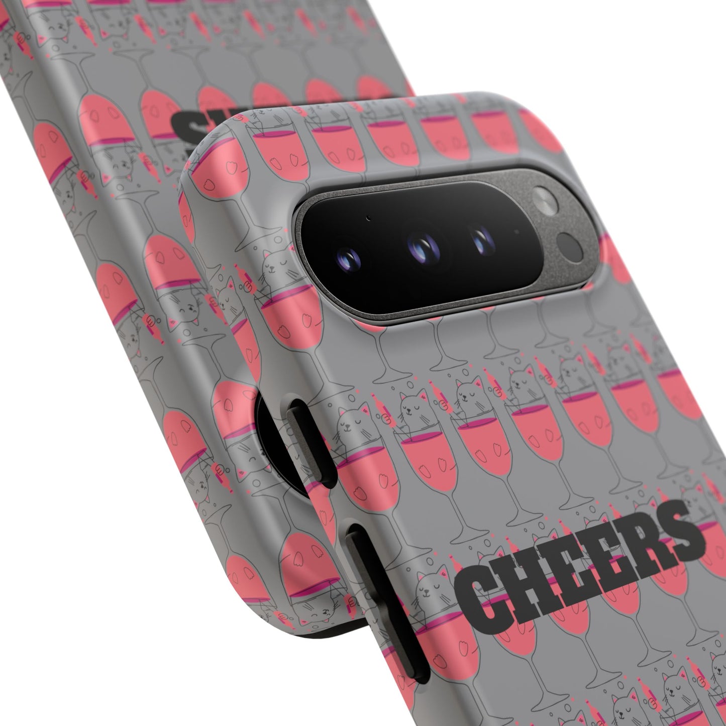 Cheers Phone Case, Fun Protective Case for Party Lovers, Gift for Birthdays, Anniversaries, Graduation, Custom Phone Cover