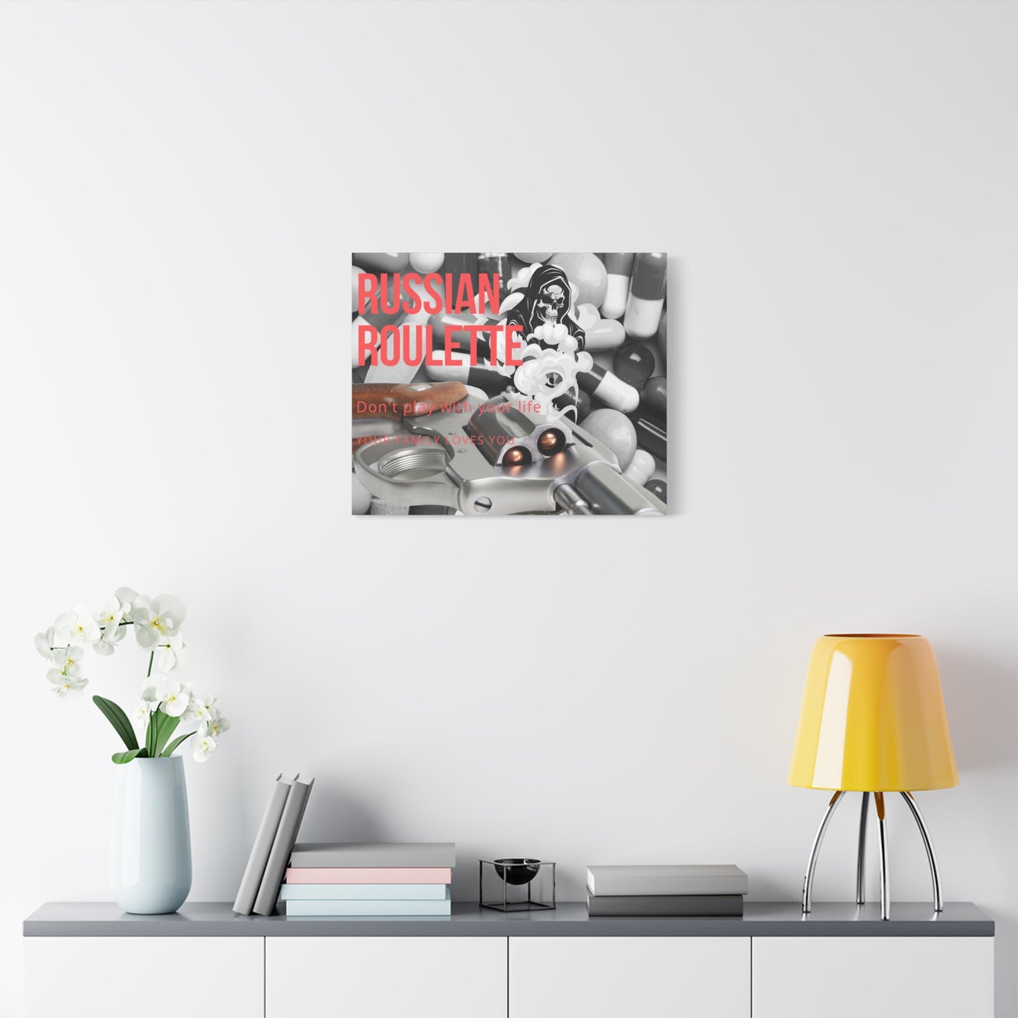 Bold Message Canvas Art, Wall Decor for Awareness, Mental Health Awareness, Home Office Decor, Unique Gift Idea
