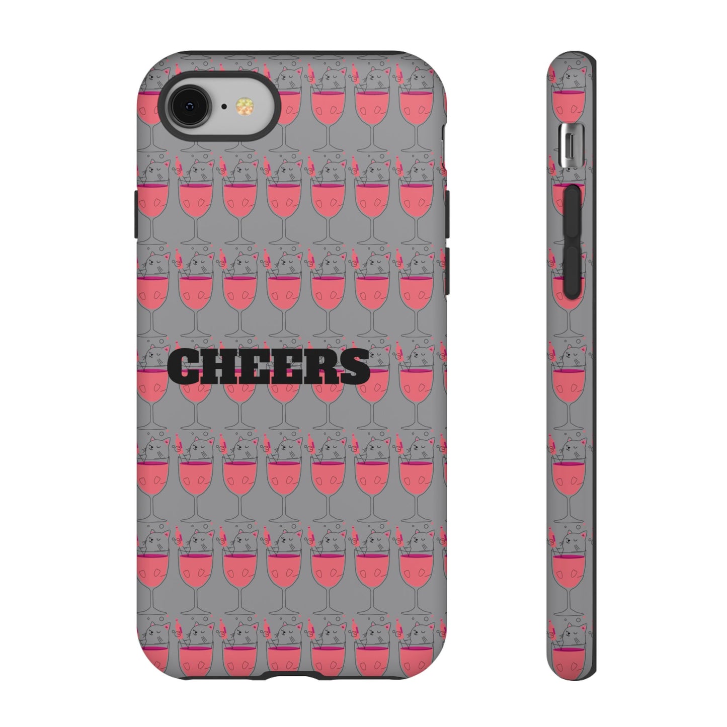 Cheers Phone Case, Fun Protective Case for Party Lovers, Gift for Birthdays, Anniversaries, Graduation, Custom Phone Cover