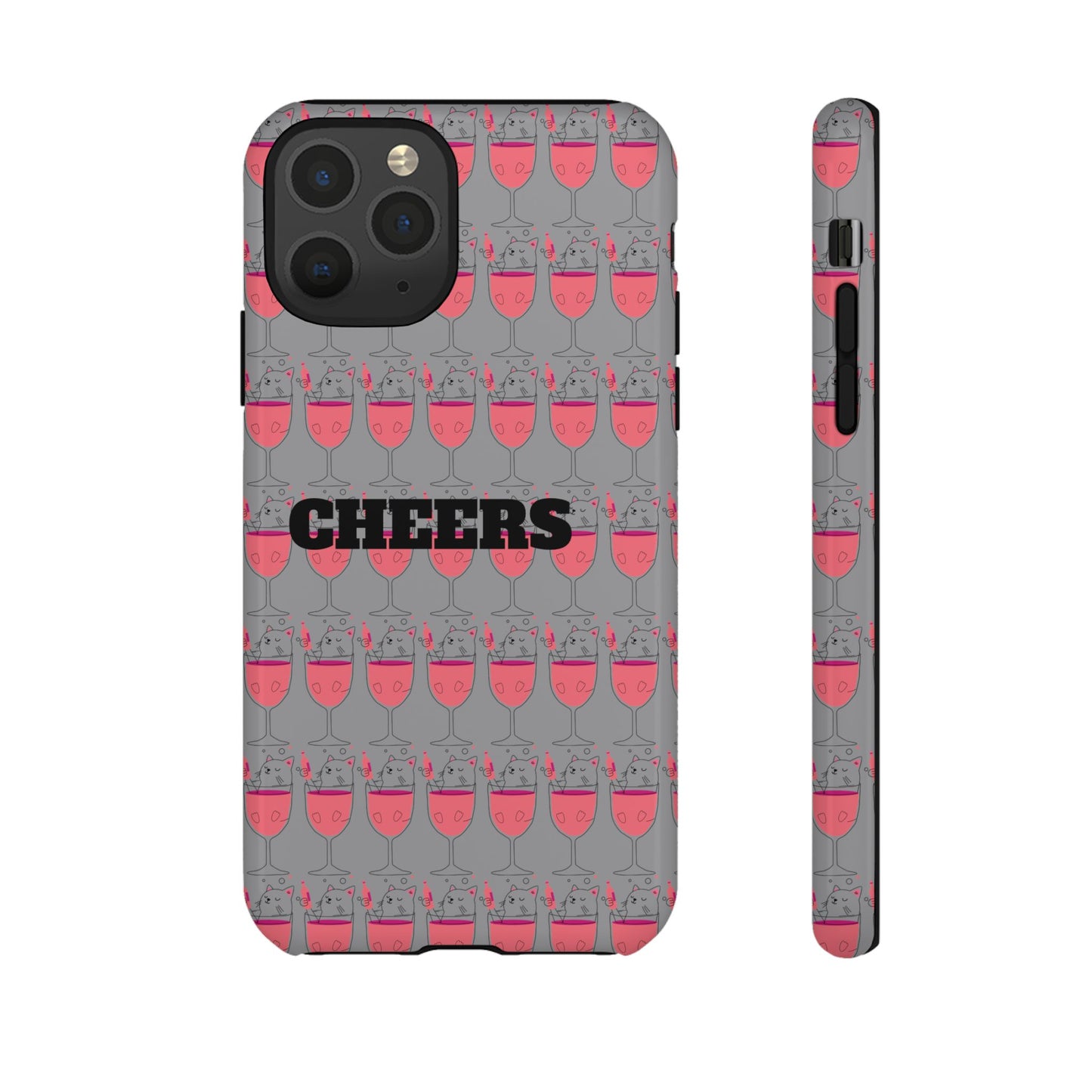 Cheers Phone Case, Fun Protective Case for Party Lovers, Gift for Birthdays, Anniversaries, Graduation, Custom Phone Cover