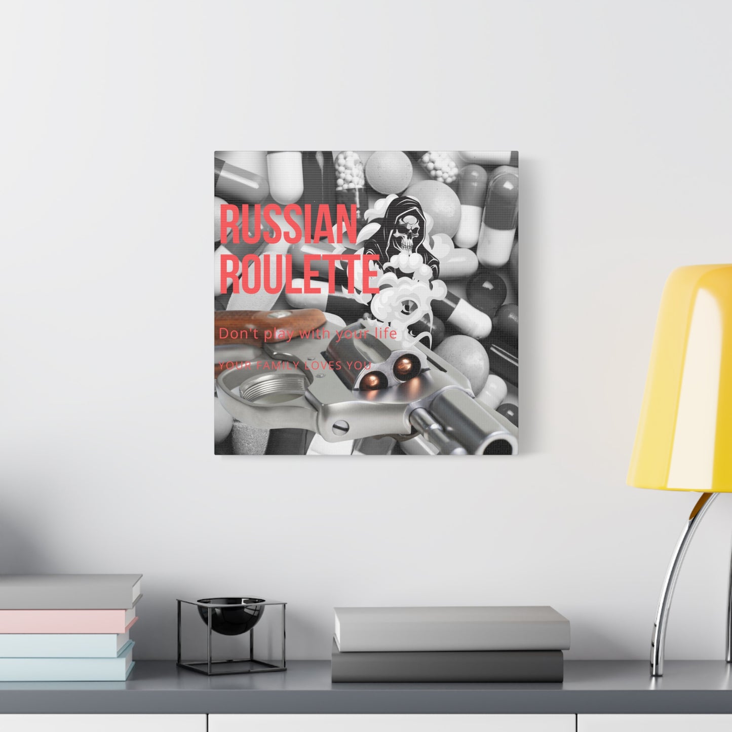 Bold Message Canvas Art, Wall Decor for Awareness, Mental Health Awareness, Home Office Decor, Unique Gift Idea