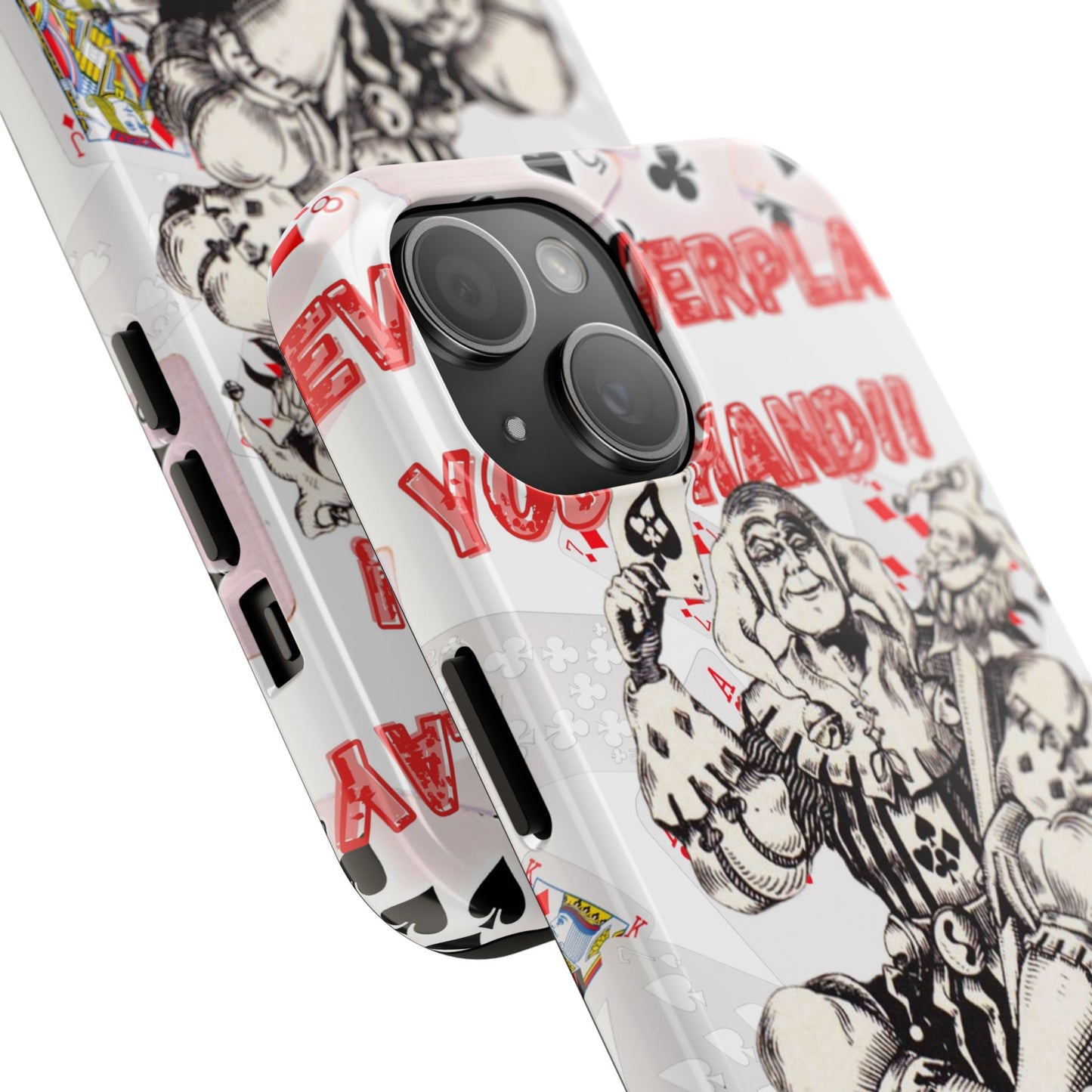 Bold Joker Phone Case - Unique Tough Cover for Gamers, Stylish Protection, Gift for Card Players, Fun Design for Phone Lovers