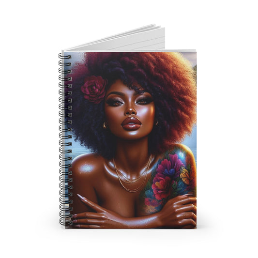 Artistic Spiral Notebook - Vibrant Design for Inspiration, Writing, Journaling, Sketching, Gift for Creatives