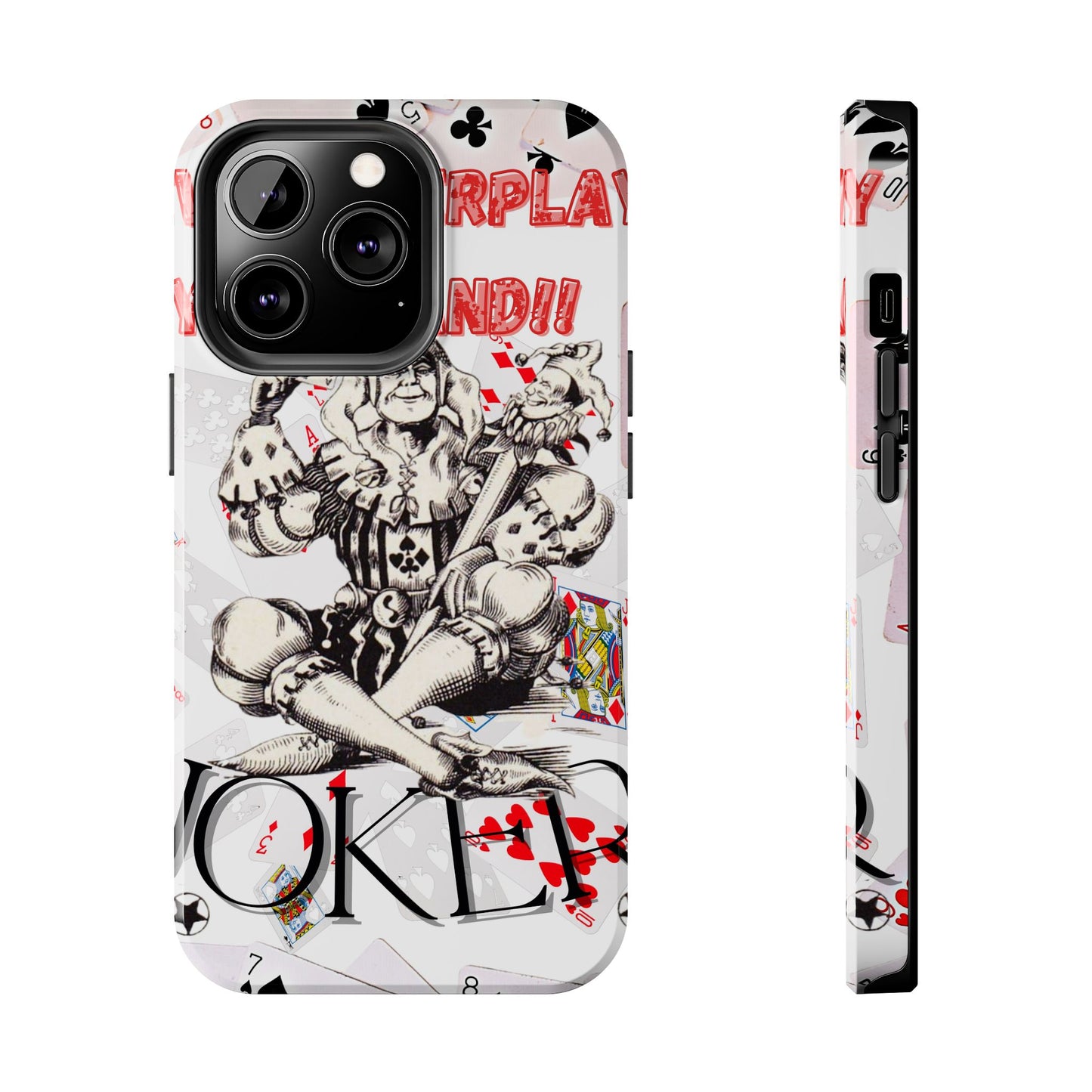 Bold Joker Phone Case - Unique Tough Cover for Gamers, Stylish Protection, Gift for Card Players, Fun Design for Phone Lovers