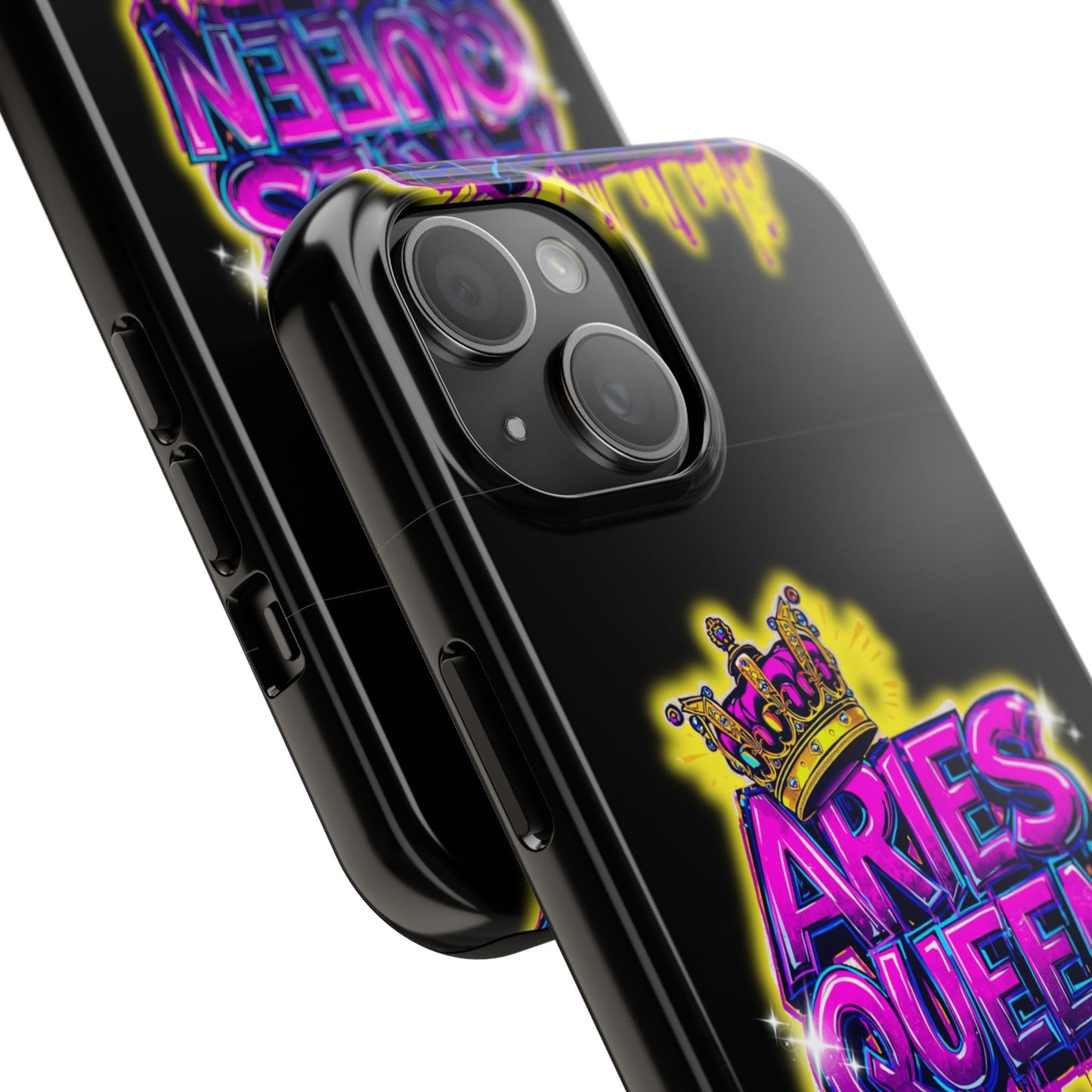 Aries Queen Tough Phone Cases - Vivid Design, Durable Protection, Aries Gifts, Astrology Accessories, Colorful Phone Cover