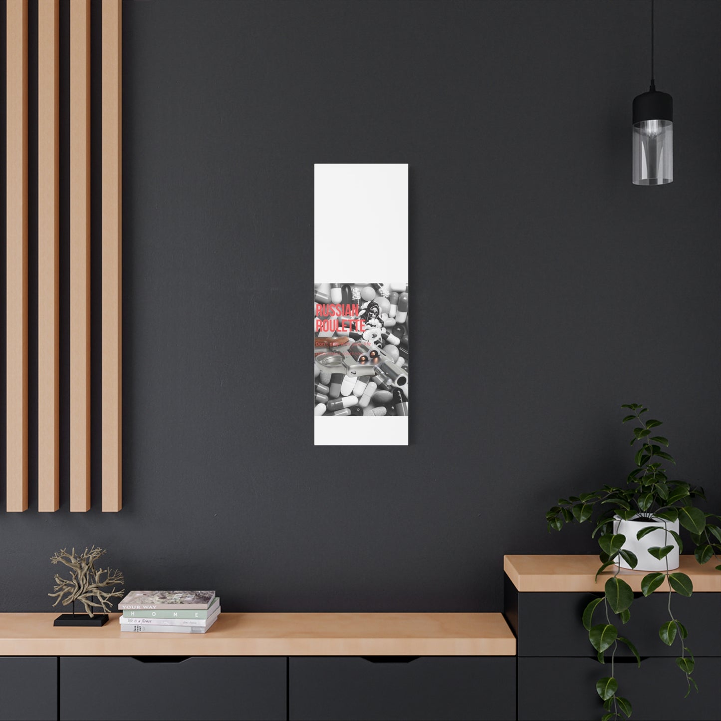 Bold Message Canvas Art, Wall Decor for Awareness, Mental Health Awareness, Home Office Decor, Unique Gift Idea