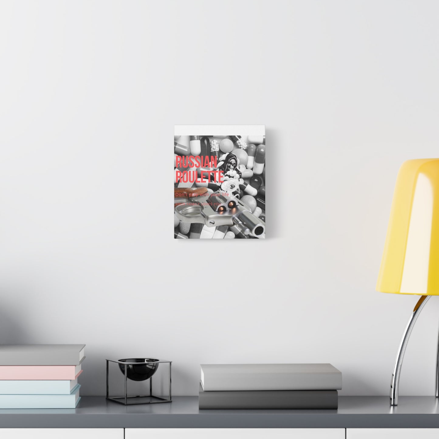 Bold Message Canvas Art, Wall Decor for Awareness, Mental Health Awareness, Home Office Decor, Unique Gift Idea