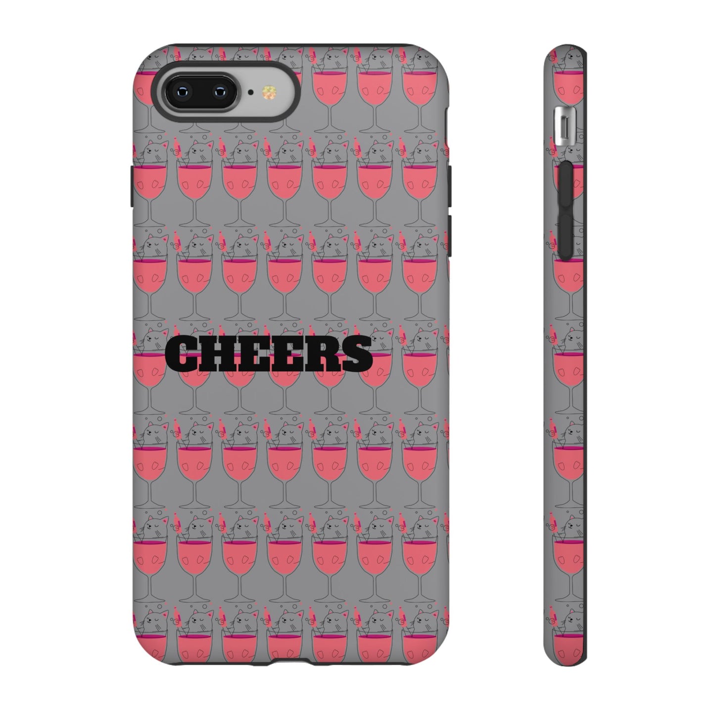 Cheers Phone Case, Fun Protective Case for Party Lovers, Gift for Birthdays, Anniversaries, Graduation, Custom Phone Cover
