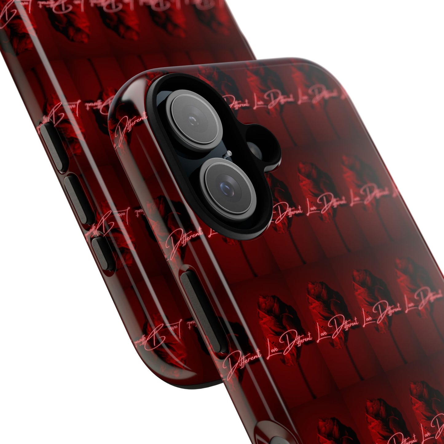 Red Patterned Phone Case | Tough Cases for Stylish Protection, Trendy Cell Cover, Unique Gifts for Tech Lovers, Modern Design