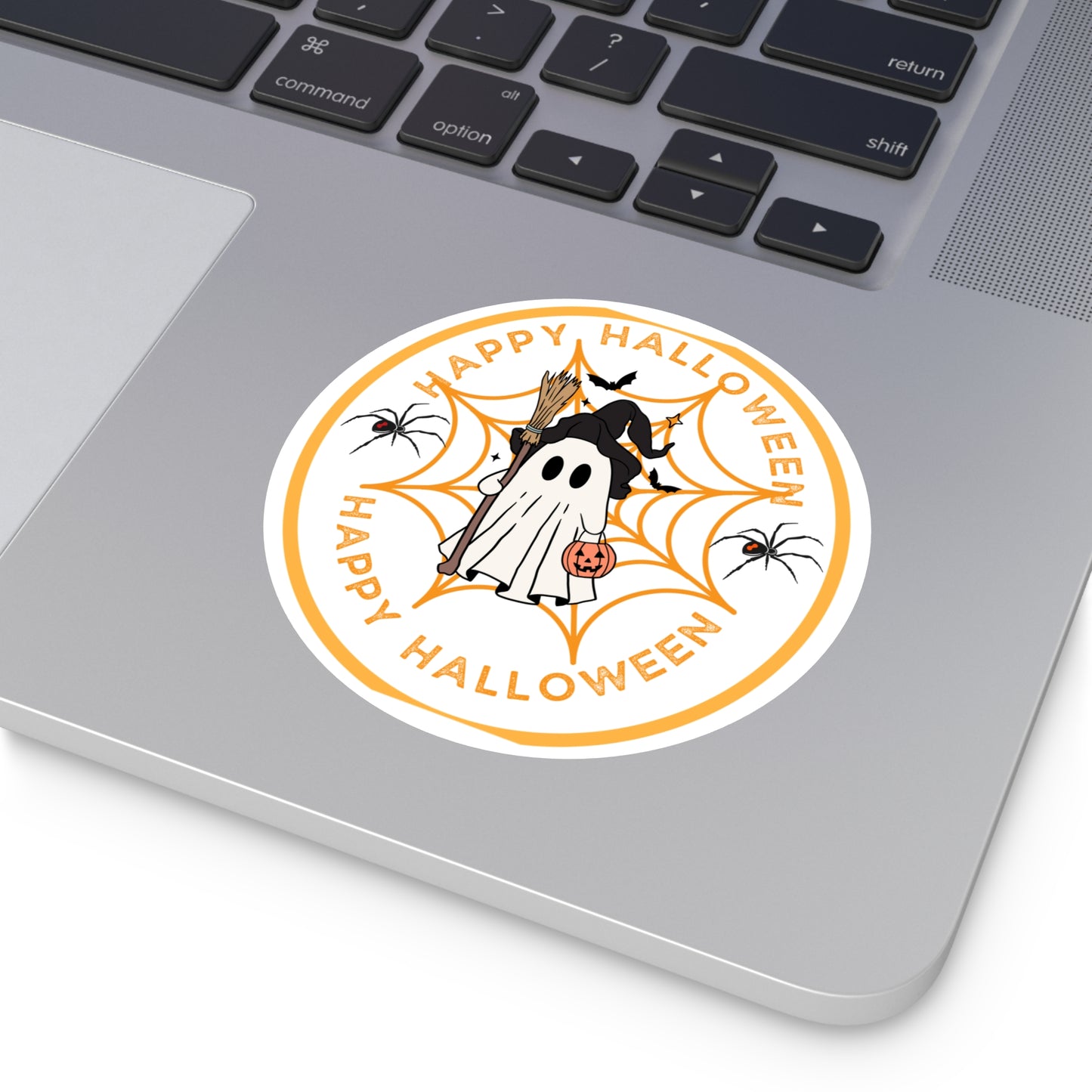 Spooky Happy Halloween Vinyl Stickers | Fun Fall Decor, Trick or Treat, Halloween Party, Kids Stickers, Gift Wrapping
