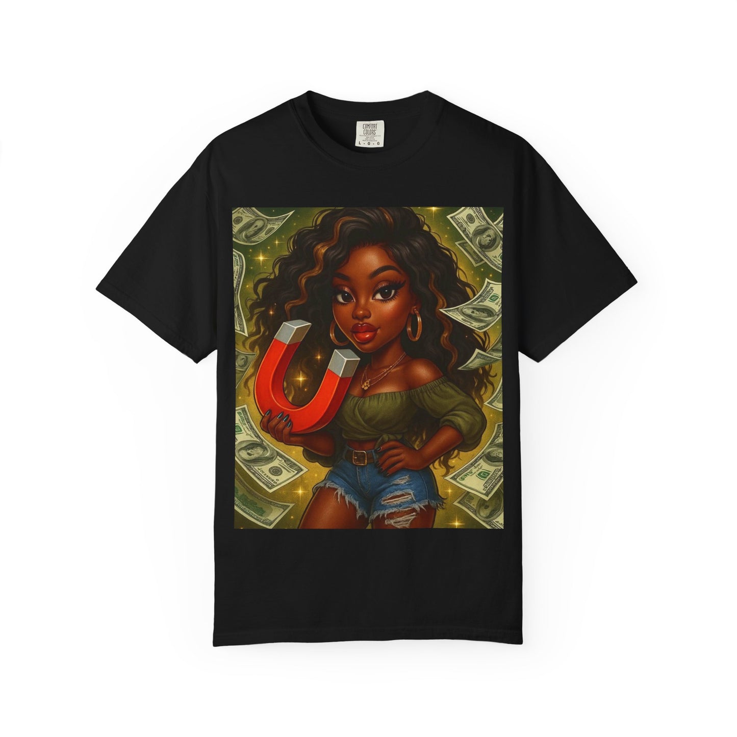 Magnet Money T-Shirt, Unisex Gift, Fashionable Tee, Casual Wear, Unique Graphic Design, Birthday, Motivational Apparel