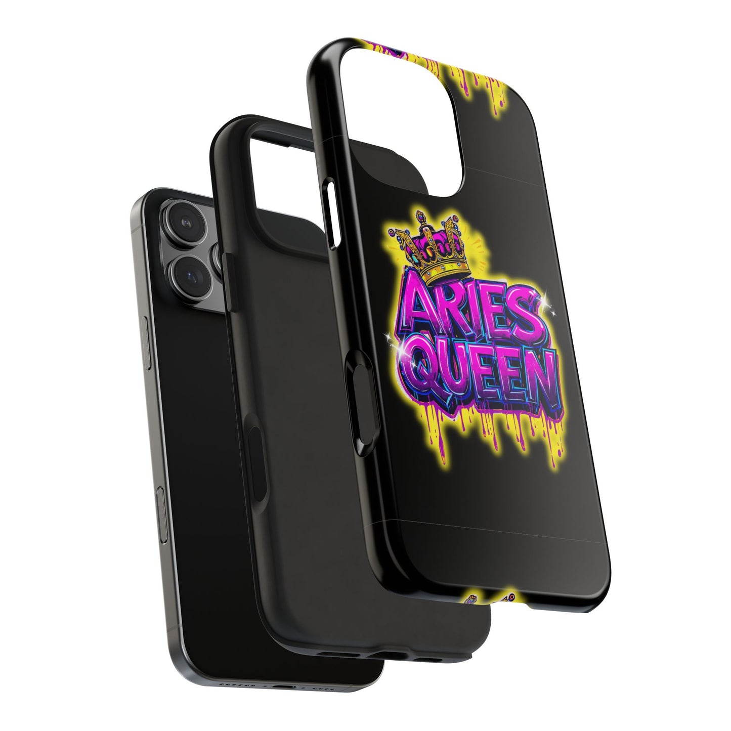 Aries Queen Tough Phone Cases - Vivid Design, Durable Protection, Aries Gifts, Astrology Accessories, Colorful Phone Cover