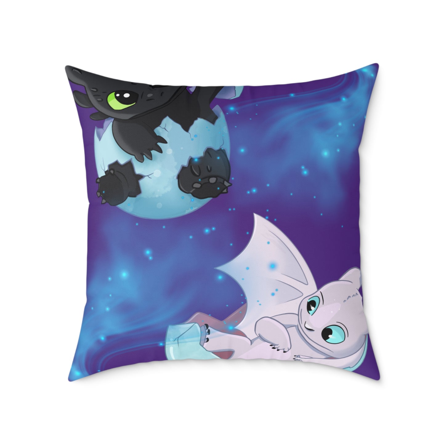 Cute Dragon Themed Decorative Pillow, Kids Room Decor, Fantasy Home Accent, Cozy Throw Pillow, Gift for Dragon Lovers and Fans