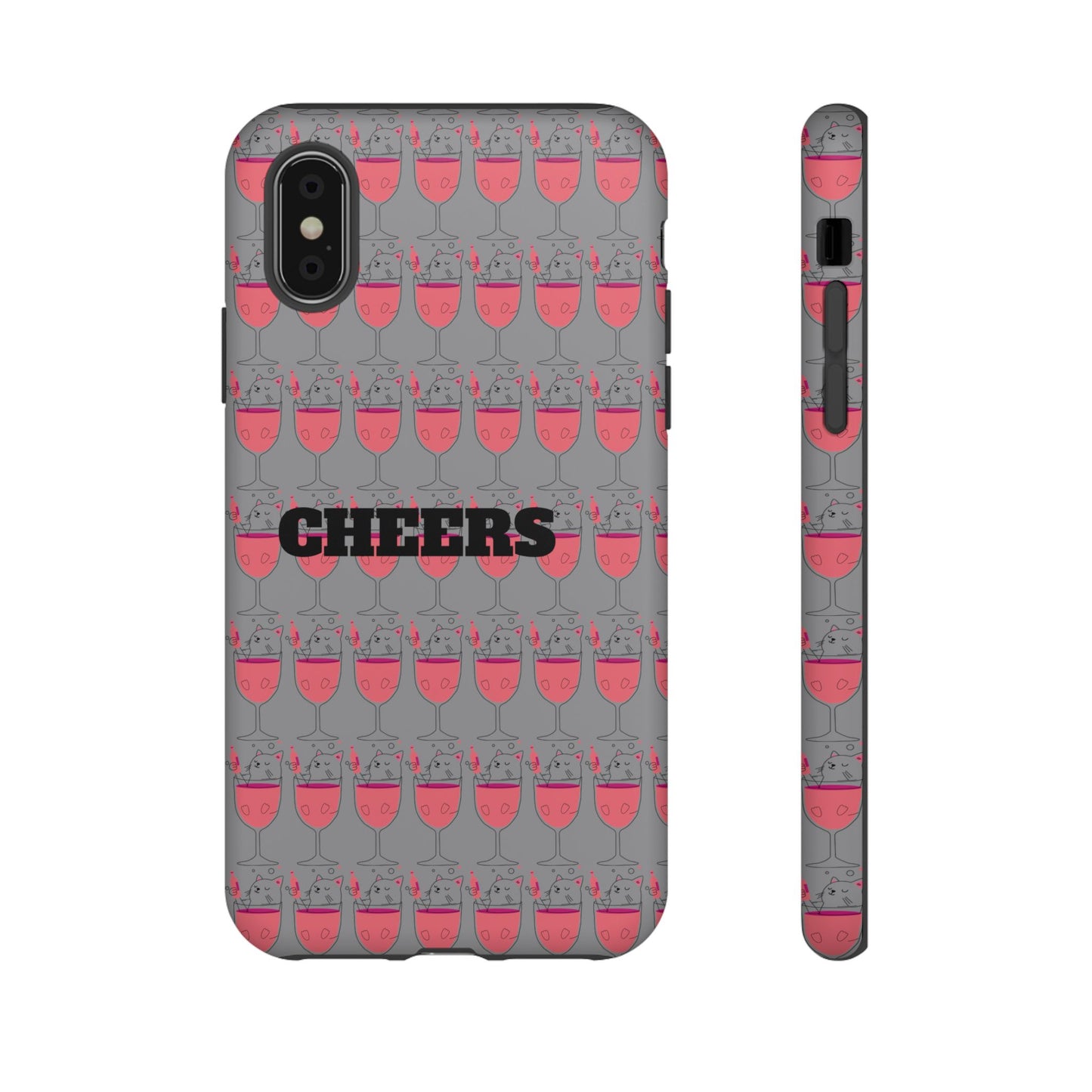 Cheers Phone Case, Fun Protective Case for Party Lovers, Gift for Birthdays, Anniversaries, Graduation, Custom Phone Cover