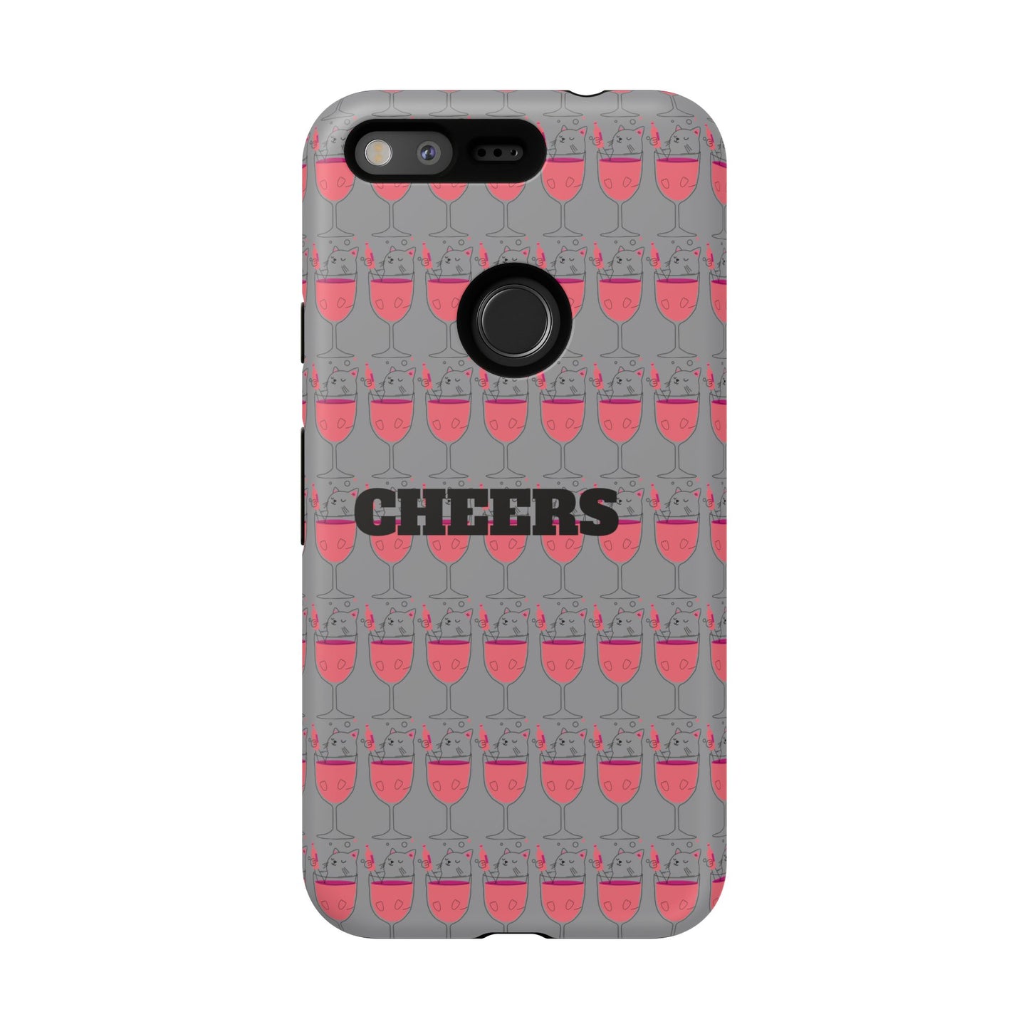 Cheers Phone Case, Fun Protective Case for Party Lovers, Gift for Birthdays, Anniversaries, Graduation, Custom Phone Cover