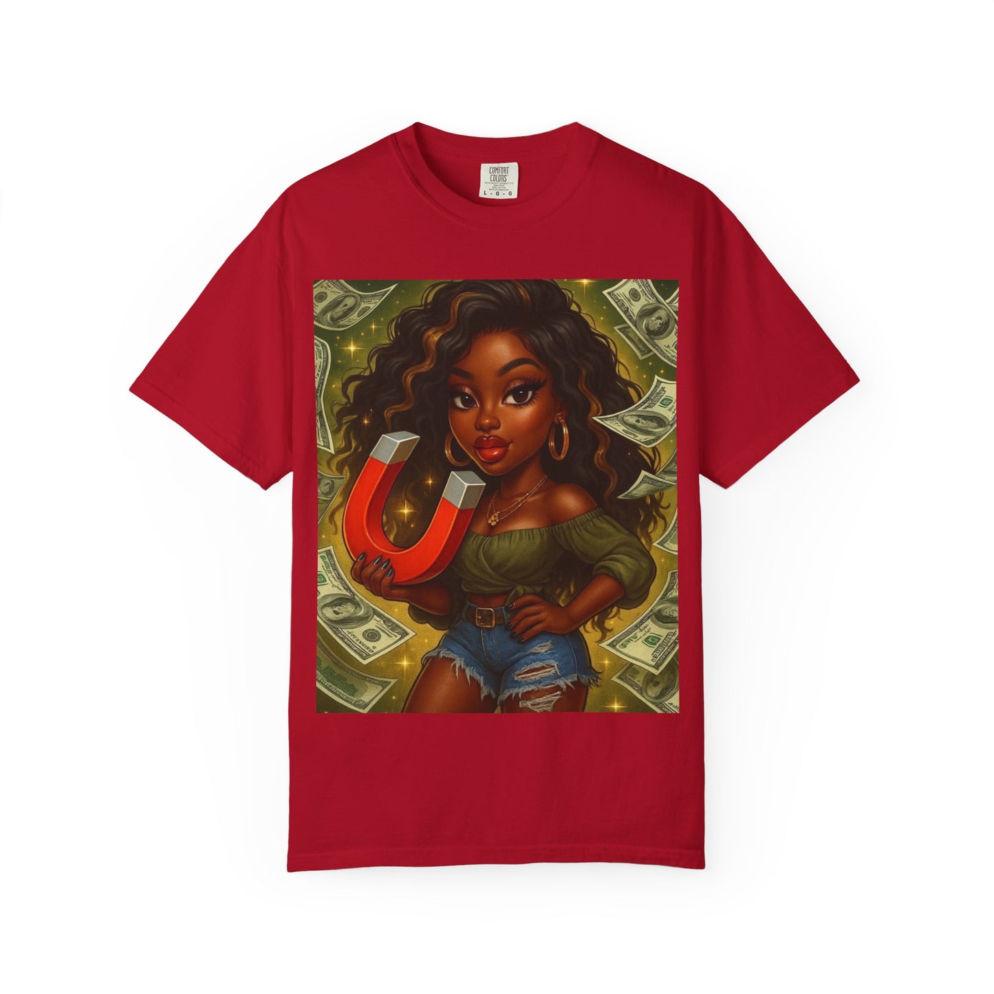Magnet Money T-Shirt, Unisex Gift, Fashionable Tee, Casual Wear, Unique Graphic Design, Birthday, Motivational Apparel