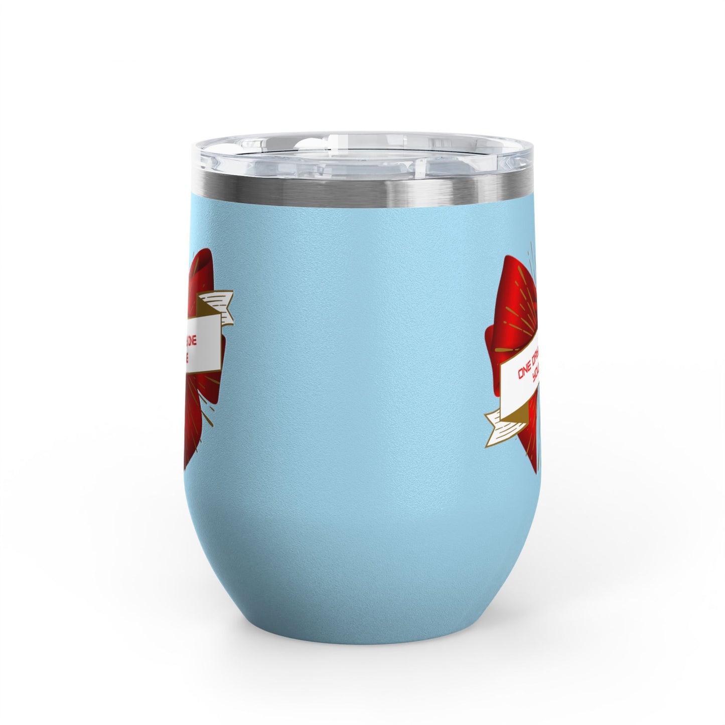 Stylish Wine Tumbler, 12oz - Perfect Gift for Wine Lovers, Celebrations, Birthday, Parties, Stylish Drinkware, One Day or Day One