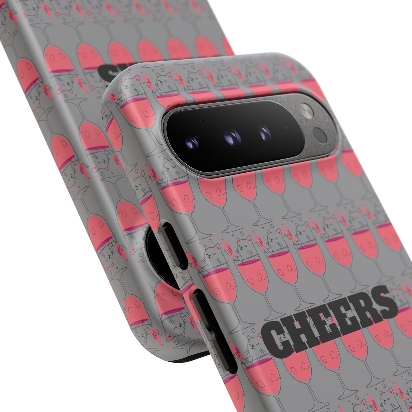Cheers Phone Case, Fun Protective Case for Party Lovers, Gift for Birthdays, Anniversaries, Graduation, Custom Phone Cover