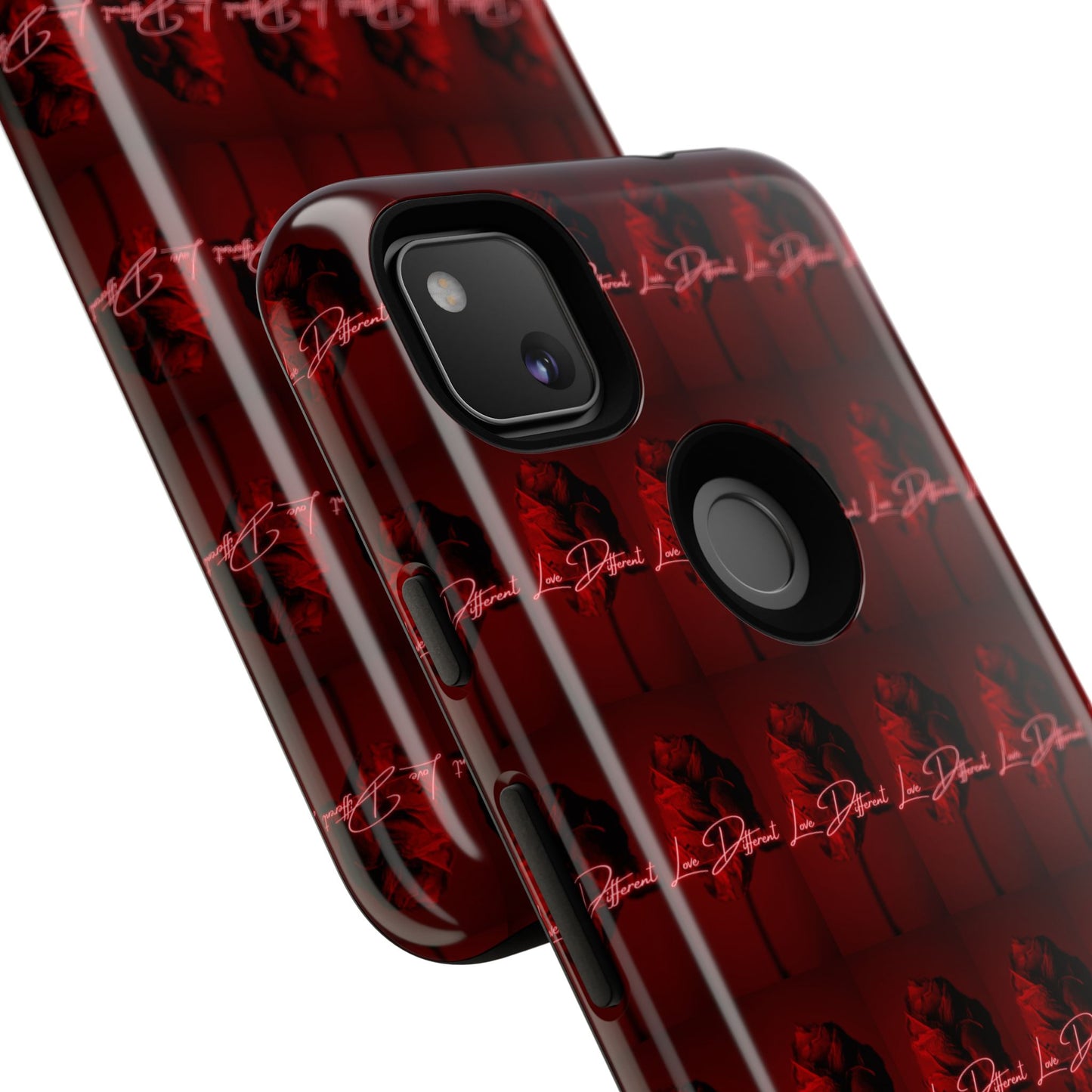 Red Patterned Phone Case | Tough Cases for Stylish Protection, Trendy Cell Cover, Unique Gifts for Tech Lovers, Modern Design