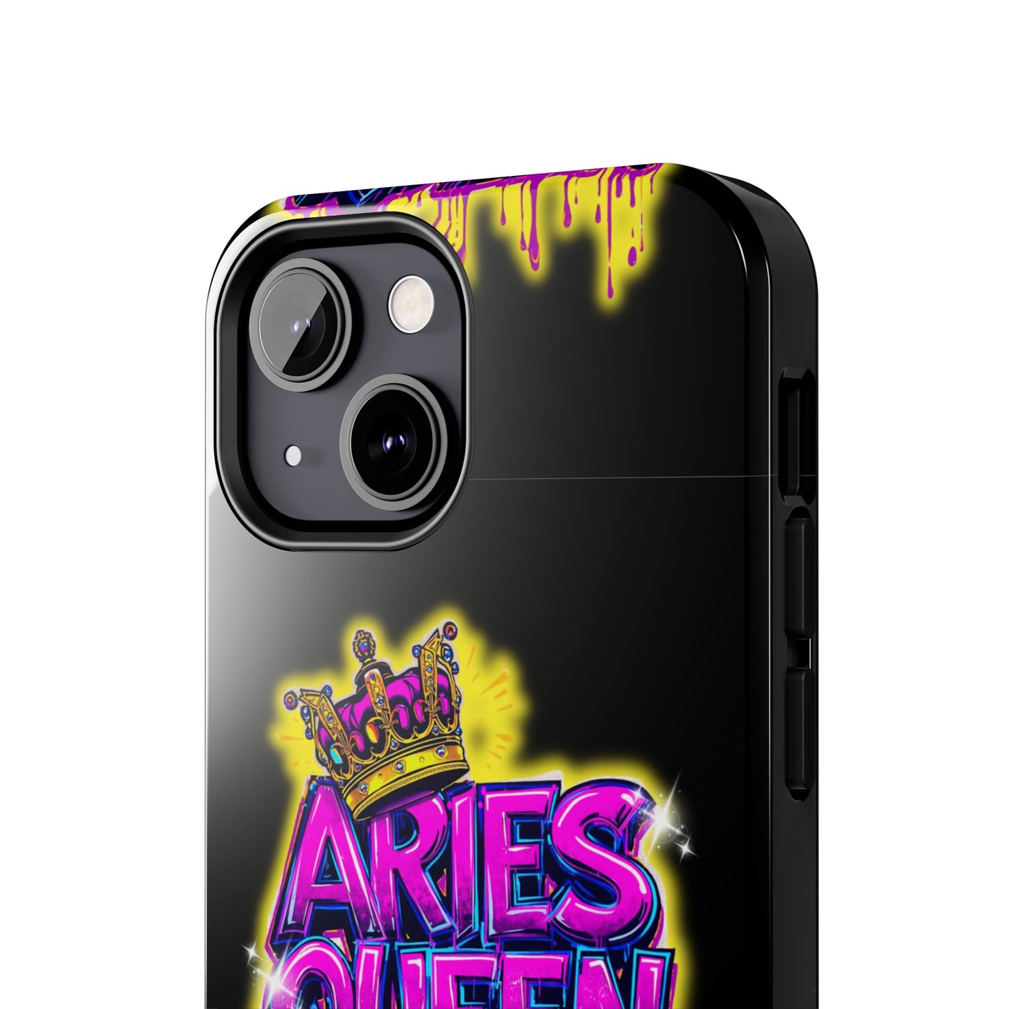Aries Queen Tough Phone Cases - Vivid Design, Durable Protection, Aries Gifts, Astrology Accessories, Colorful Phone Cover