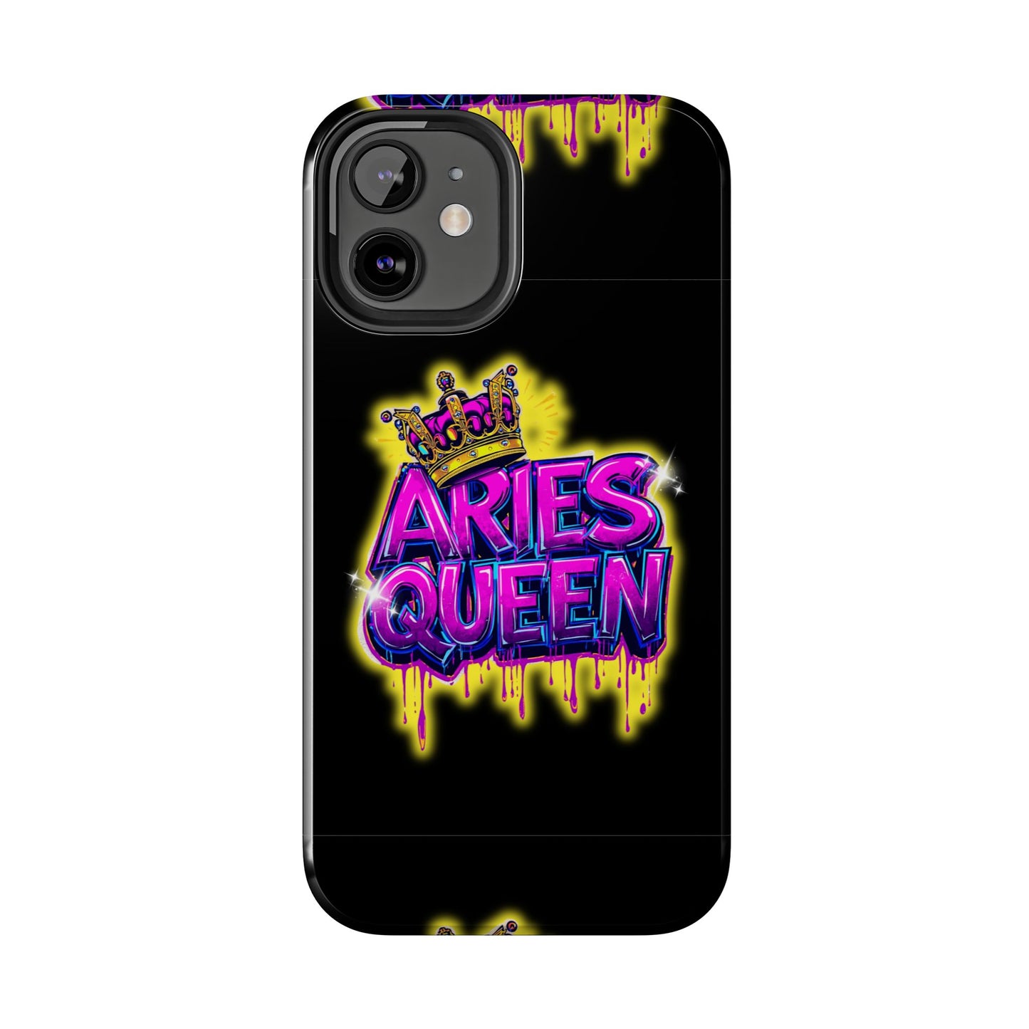 Aries Queen Tough Phone Cases - Vivid Design, Durable Protection, Aries Gifts, Astrology Accessories, Colorful Phone Cover
