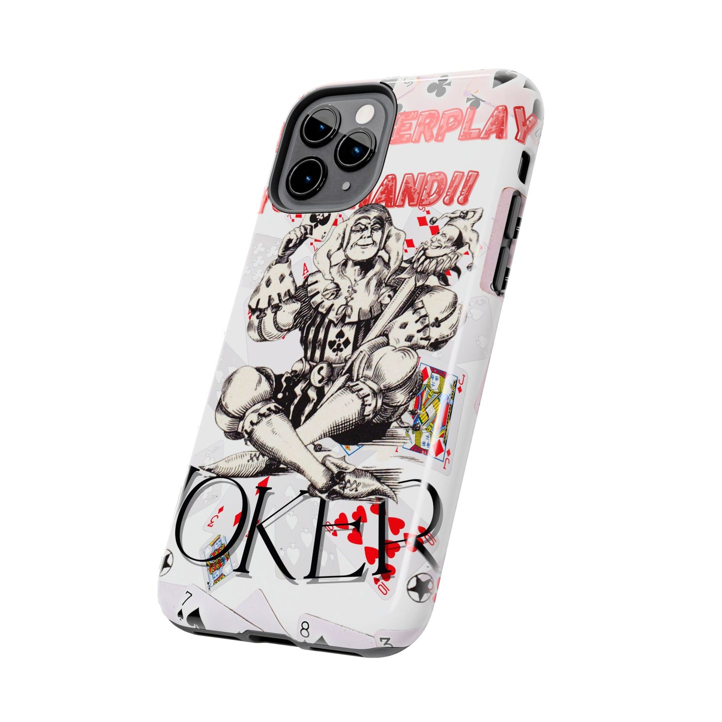 Bold Joker Phone Case - Unique Tough Cover for Gamers, Stylish Protection, Gift for Card Players, Fun Design for Phone Lovers