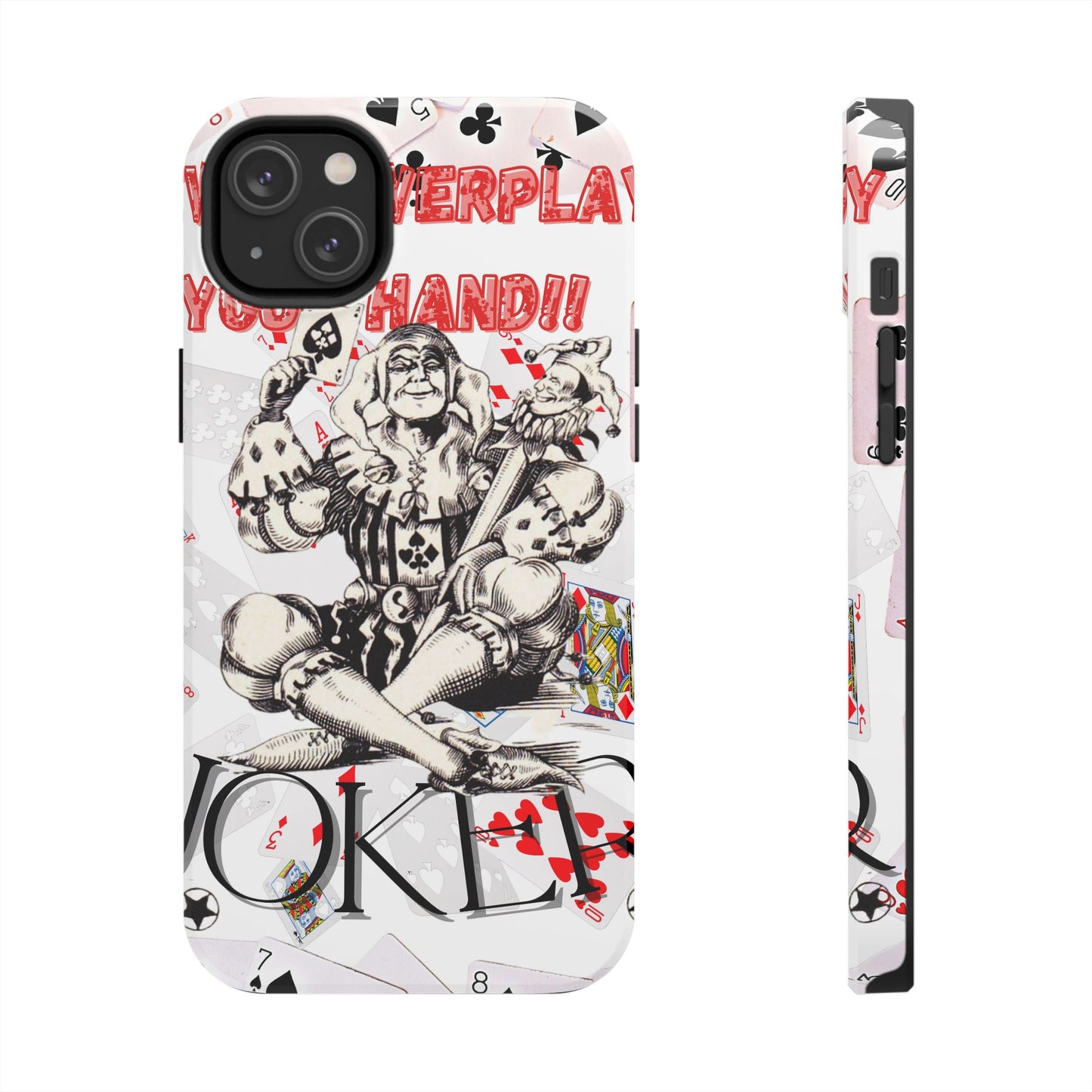 Bold Joker Phone Case - Unique Tough Cover for Gamers, Stylish Protection, Gift for Card Players, Fun Design for Phone Lovers