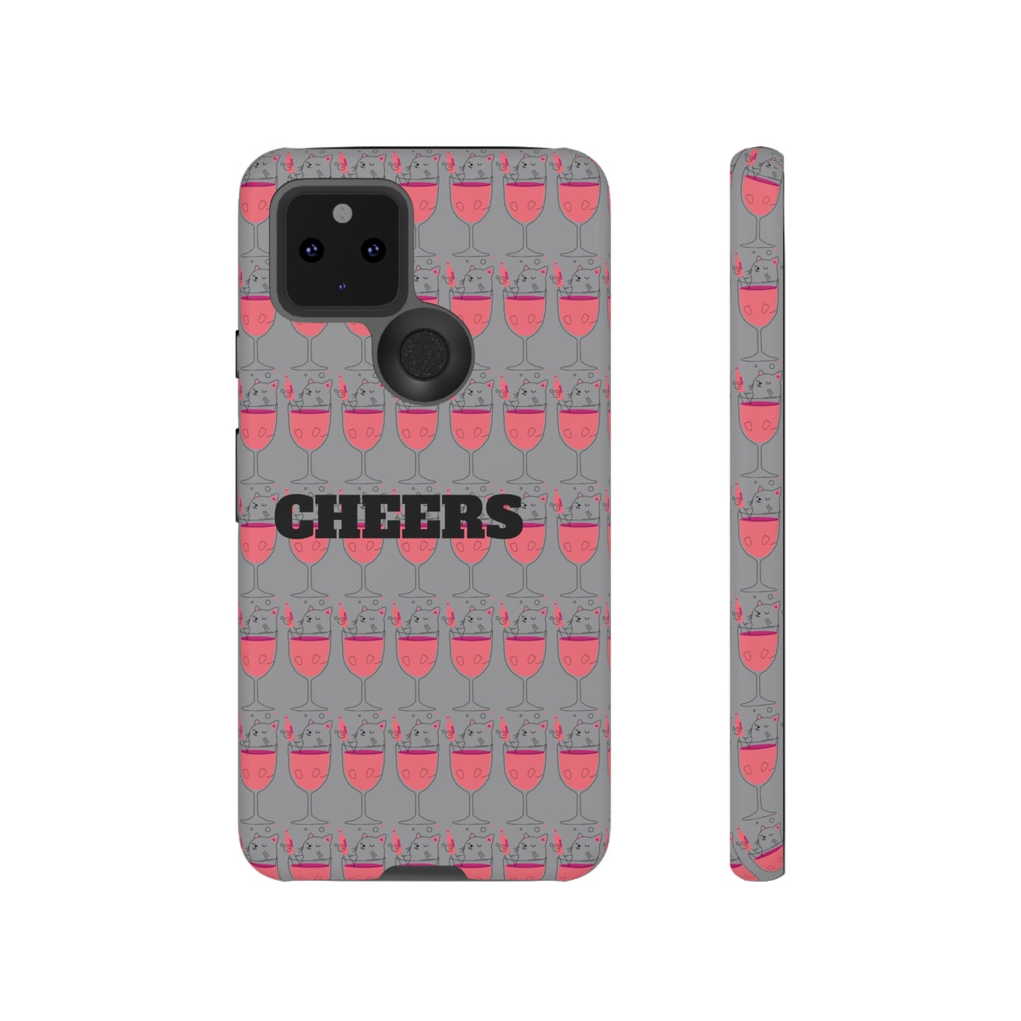 Cheers Phone Case, Fun Protective Case for Party Lovers, Gift for Birthdays, Anniversaries, Graduation, Custom Phone Cover