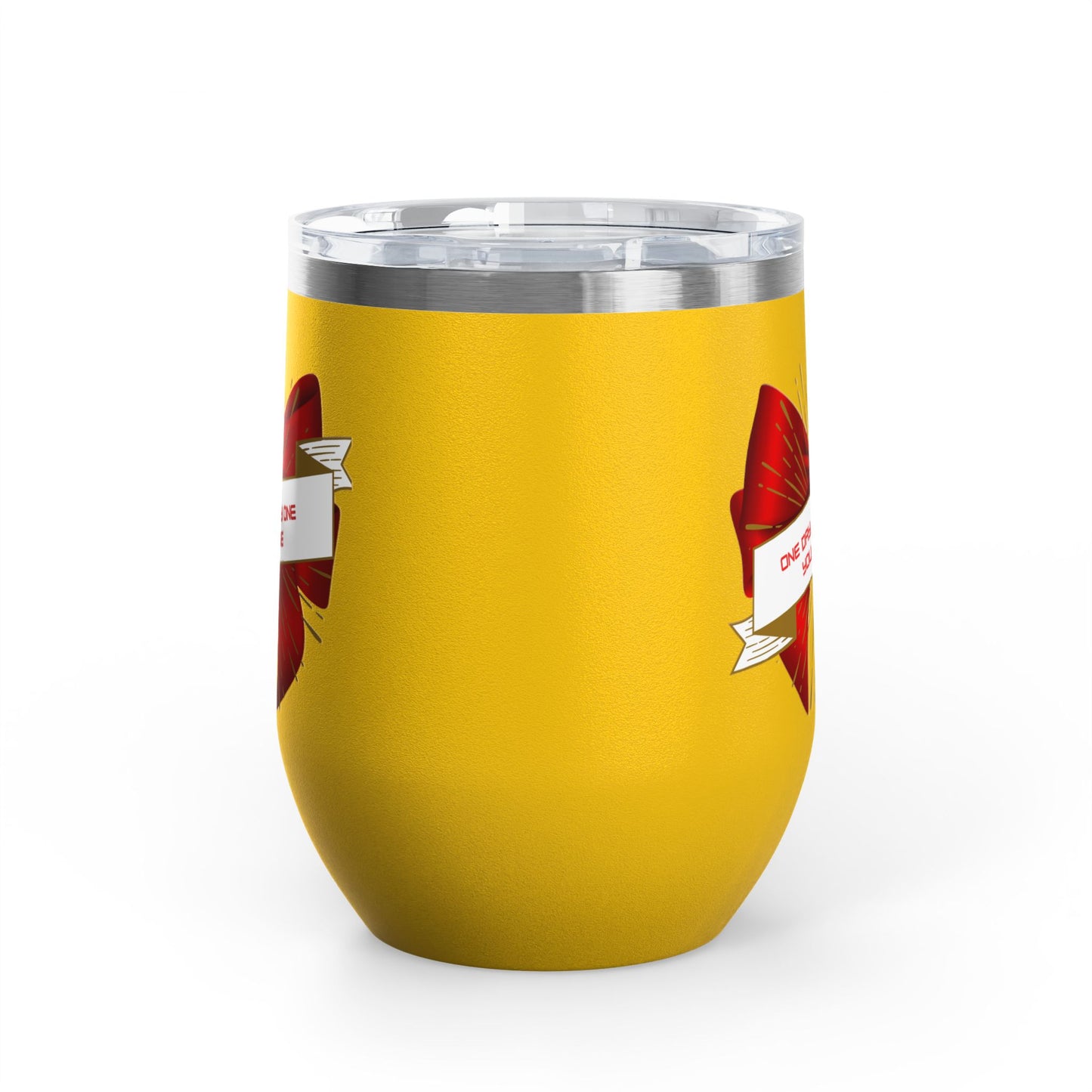 Stylish Wine Tumbler, 12oz - Perfect Gift for Wine Lovers, Celebrations, Birthday, Parties, Stylish Drinkware, One Day or Day One