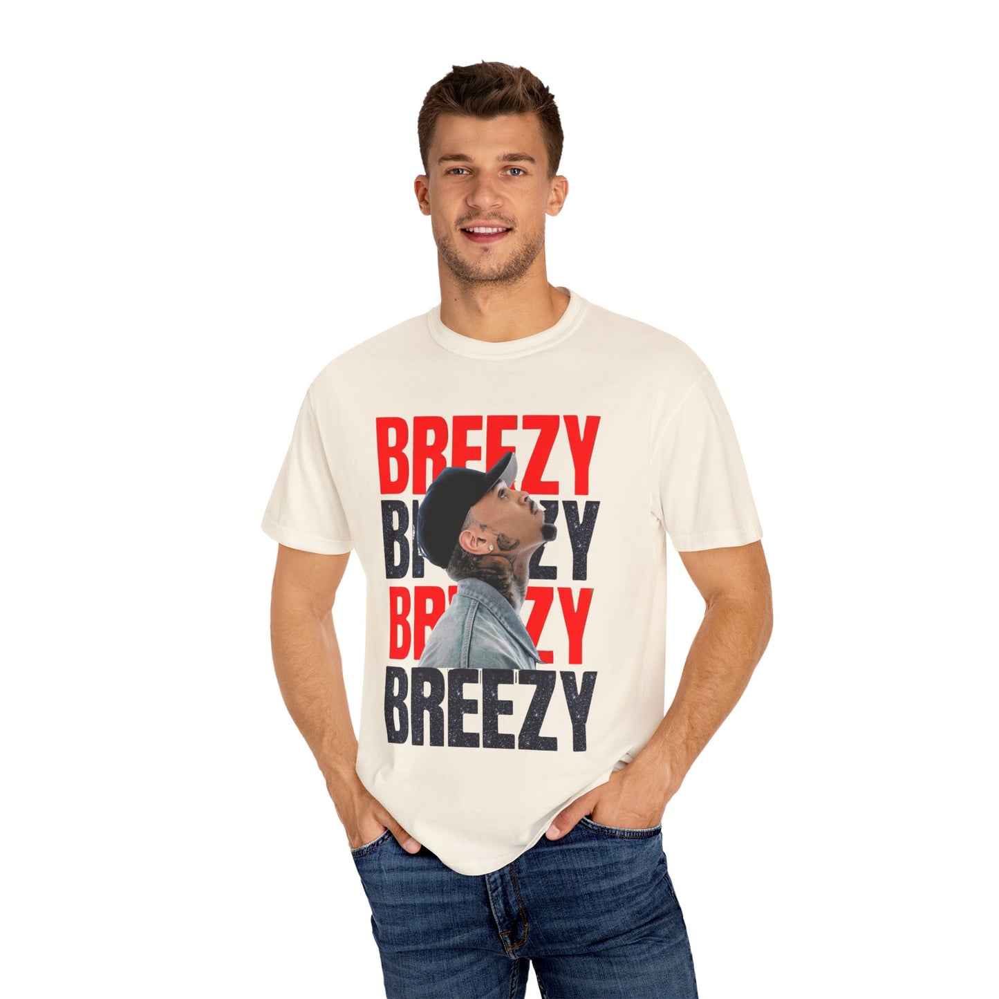 Trendy Unisex Graphic T-Shirt Inspired by Breezy Vibes, Perfect for Casual Wear, Street Fashion, Music Lovers, Gifts