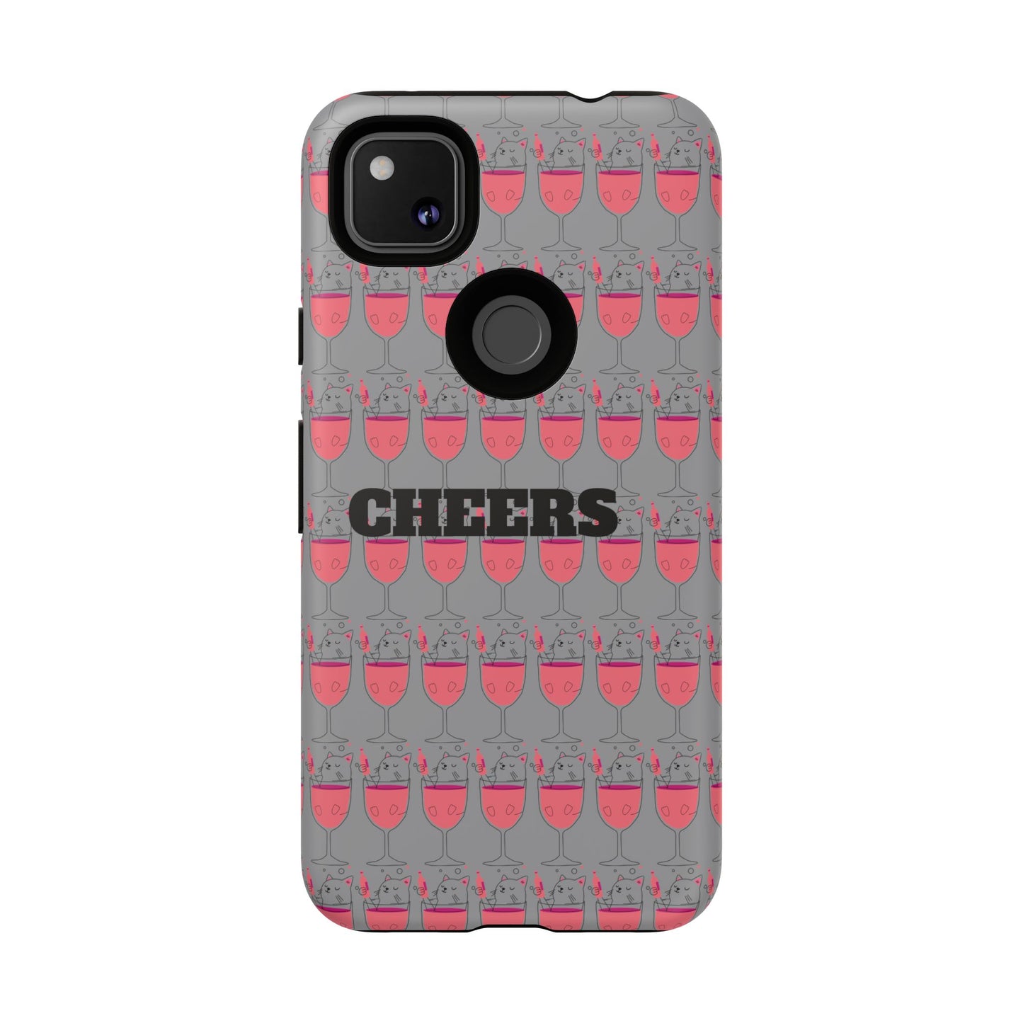 Cheers Phone Case, Fun Protective Case for Party Lovers, Gift for Birthdays, Anniversaries, Graduation, Custom Phone Cover