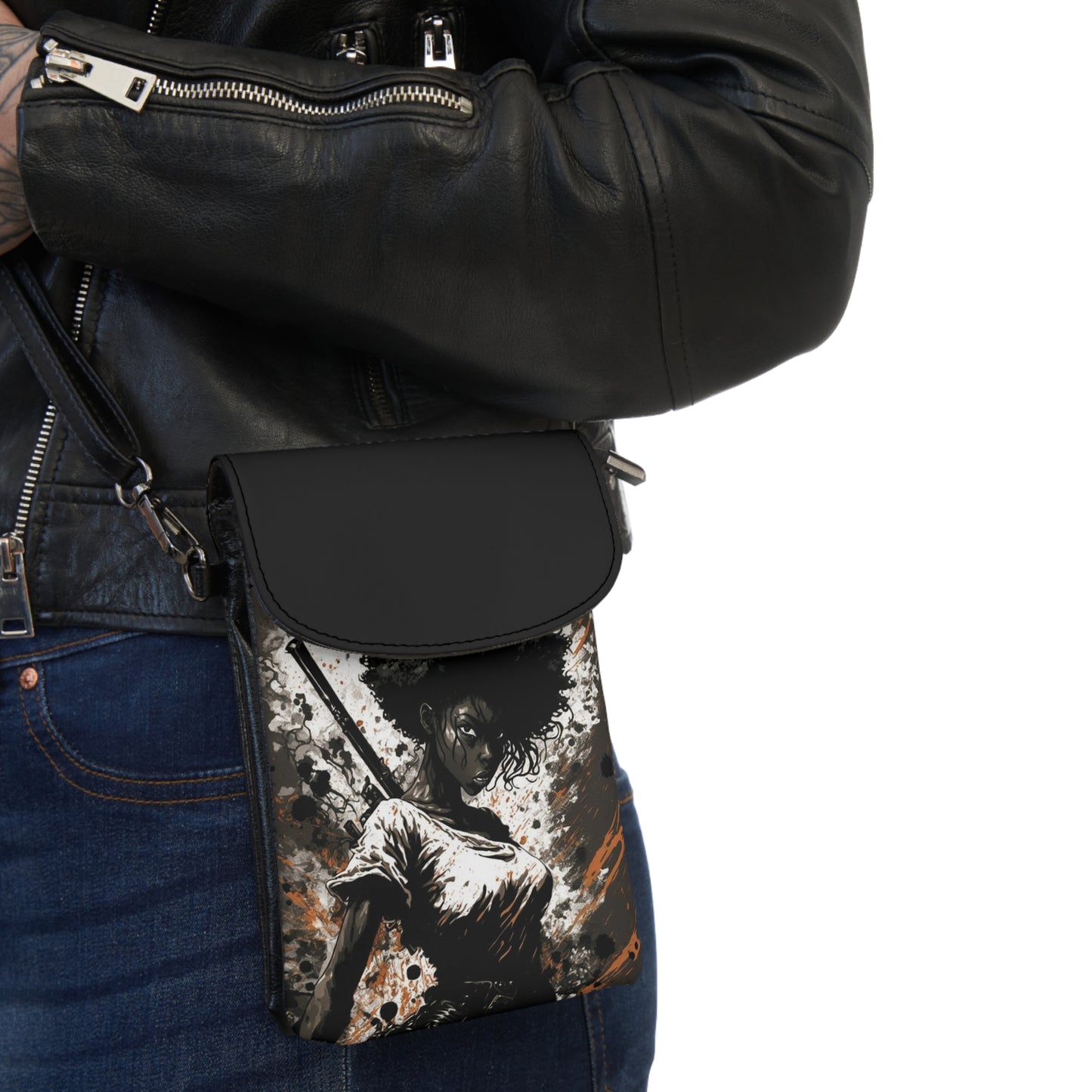 Small Cell Phone Wallet with Sling Strap, Minimalist Phone Holder, Lightweight Crossbody, Perfect for Festivals, Travel, Everyday Use