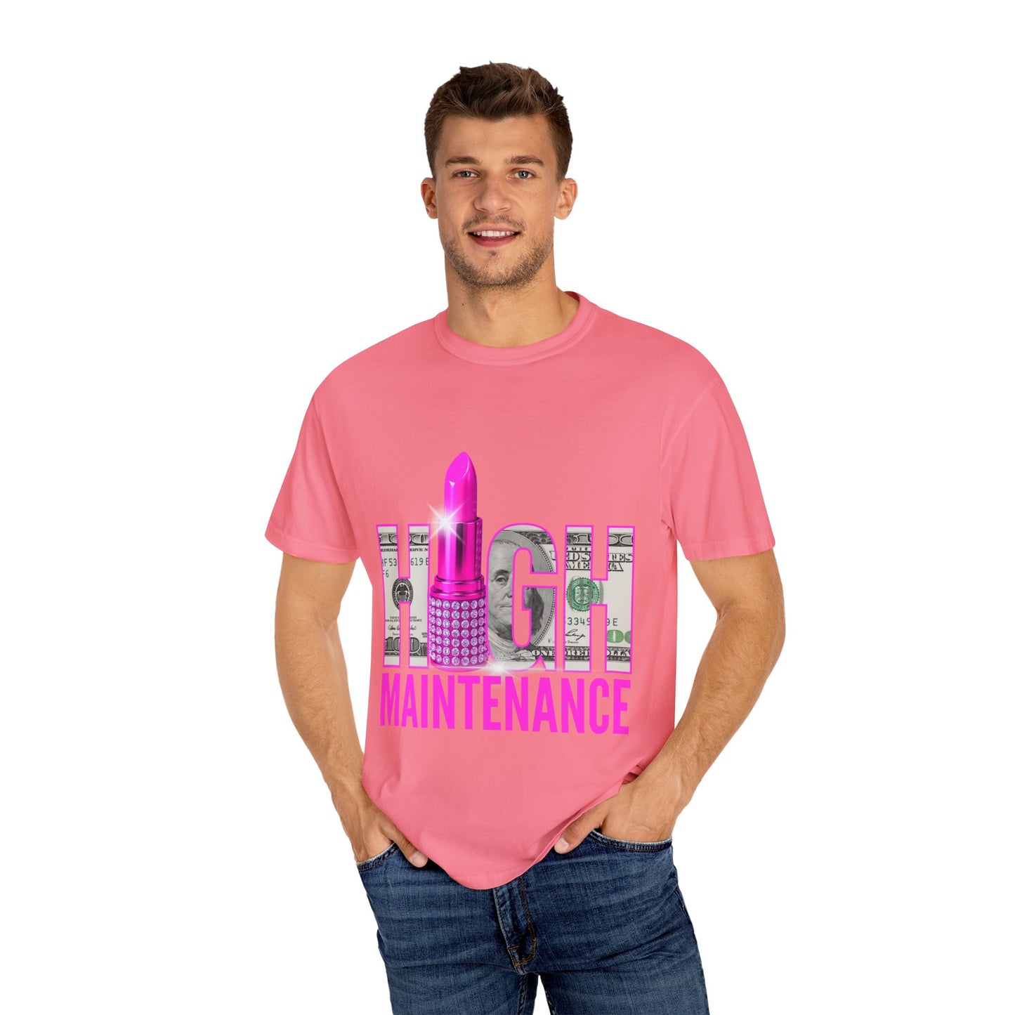 High Maintenance T-Shirt, Trendy Tee for Fashion Lovers, Perfect Gift for Birthdays, Casual Wear, Statement Shirt