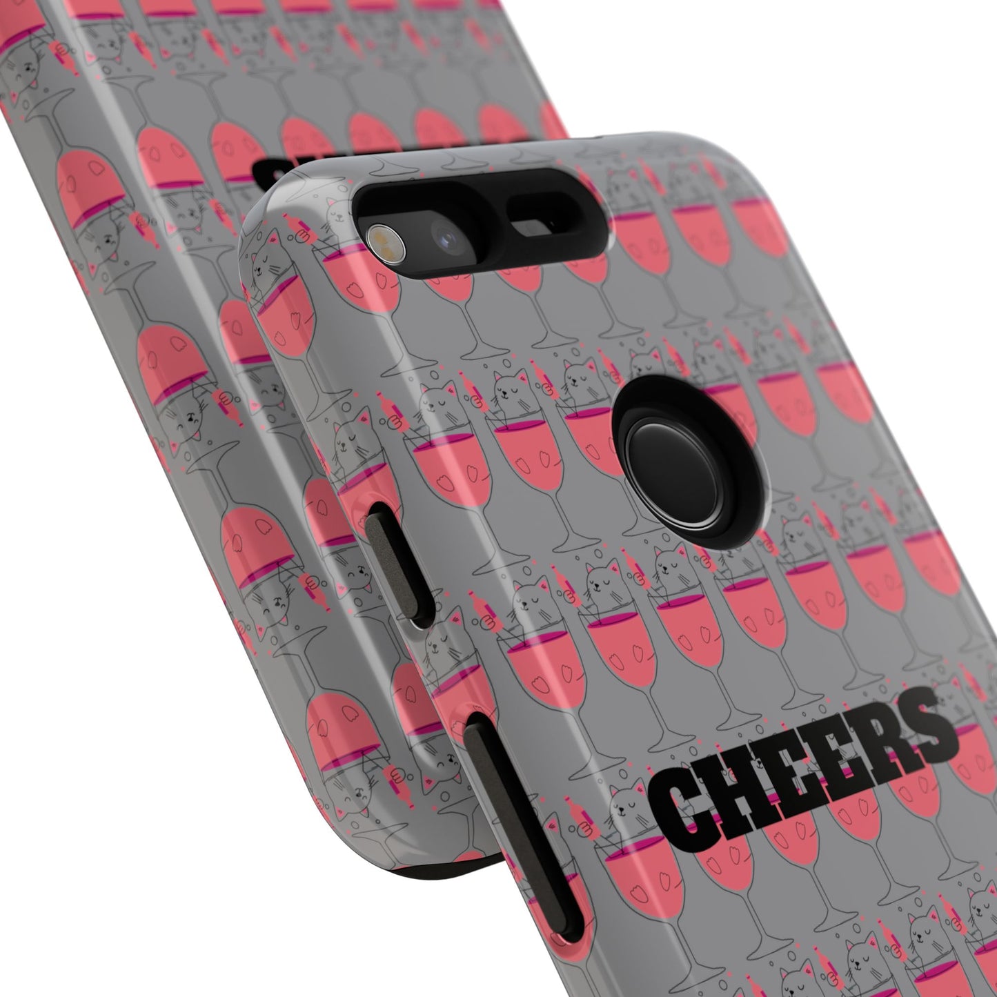Cheers Phone Case, Fun Protective Case for Party Lovers, Gift for Birthdays, Anniversaries, Graduation, Custom Phone Cover