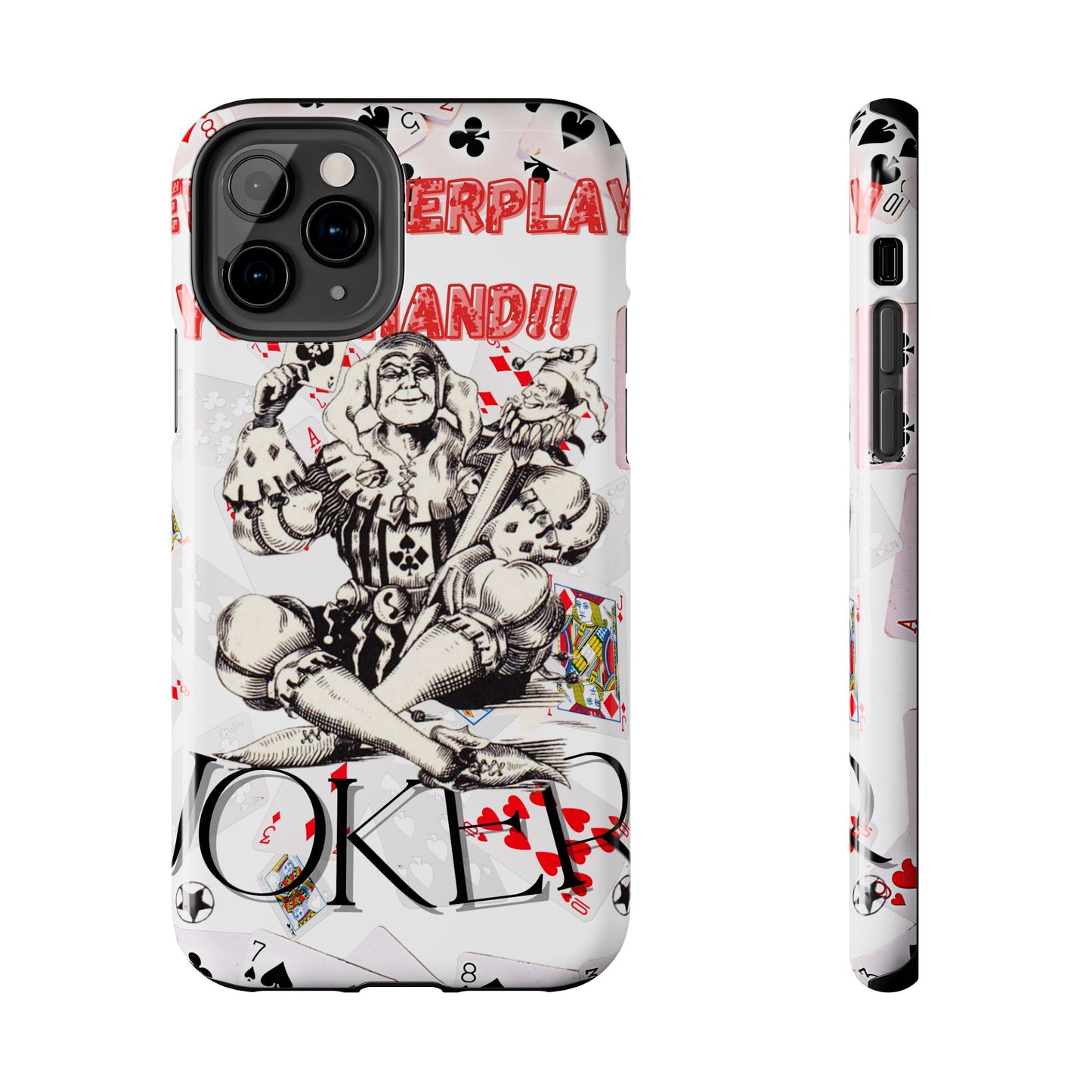 Bold Joker Phone Case - Unique Tough Cover for Gamers, Stylish Protection, Gift for Card Players, Fun Design for Phone Lovers