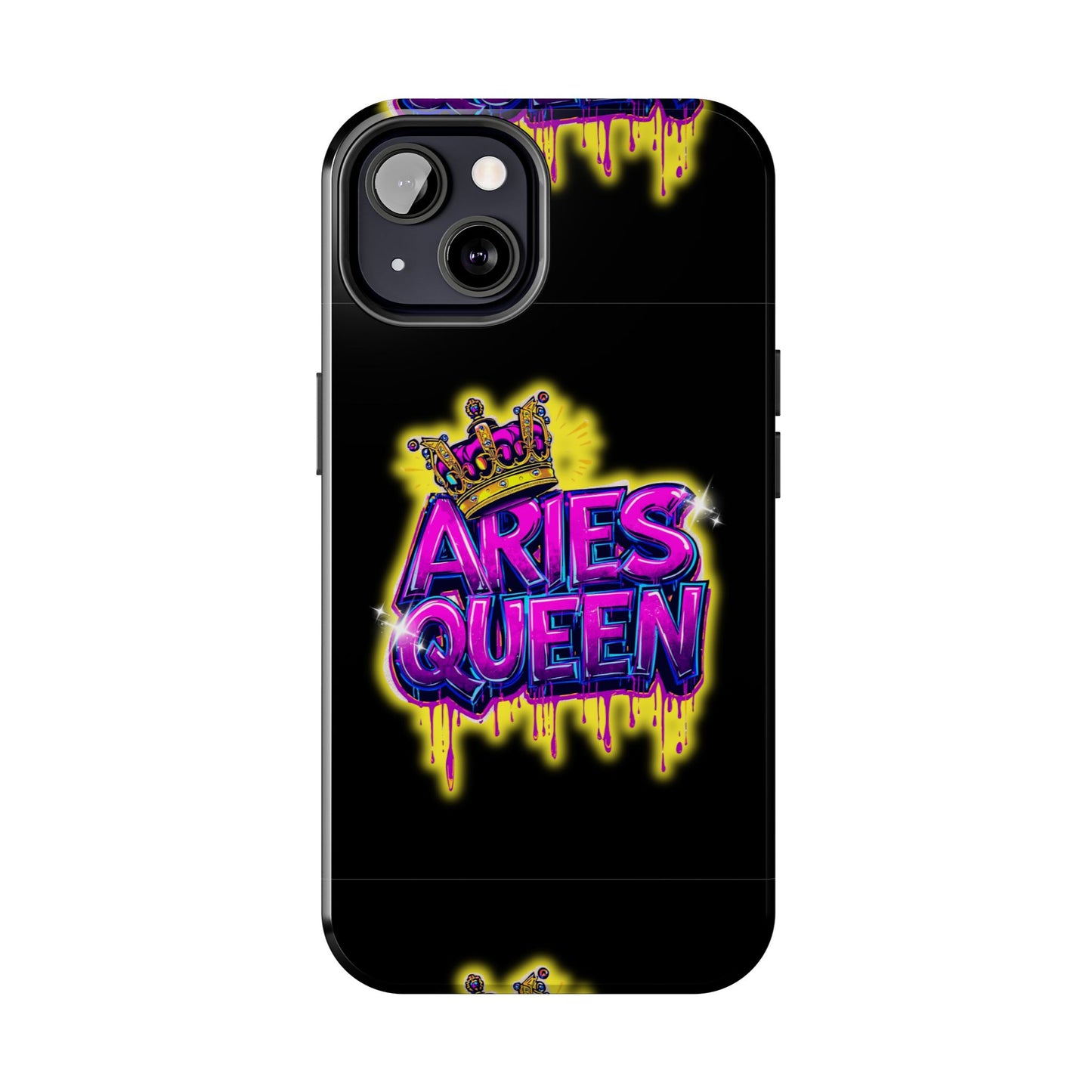 Aries Queen Tough Phone Cases - Vivid Design, Durable Protection, Aries Gifts, Astrology Accessories, Colorful Phone Cover