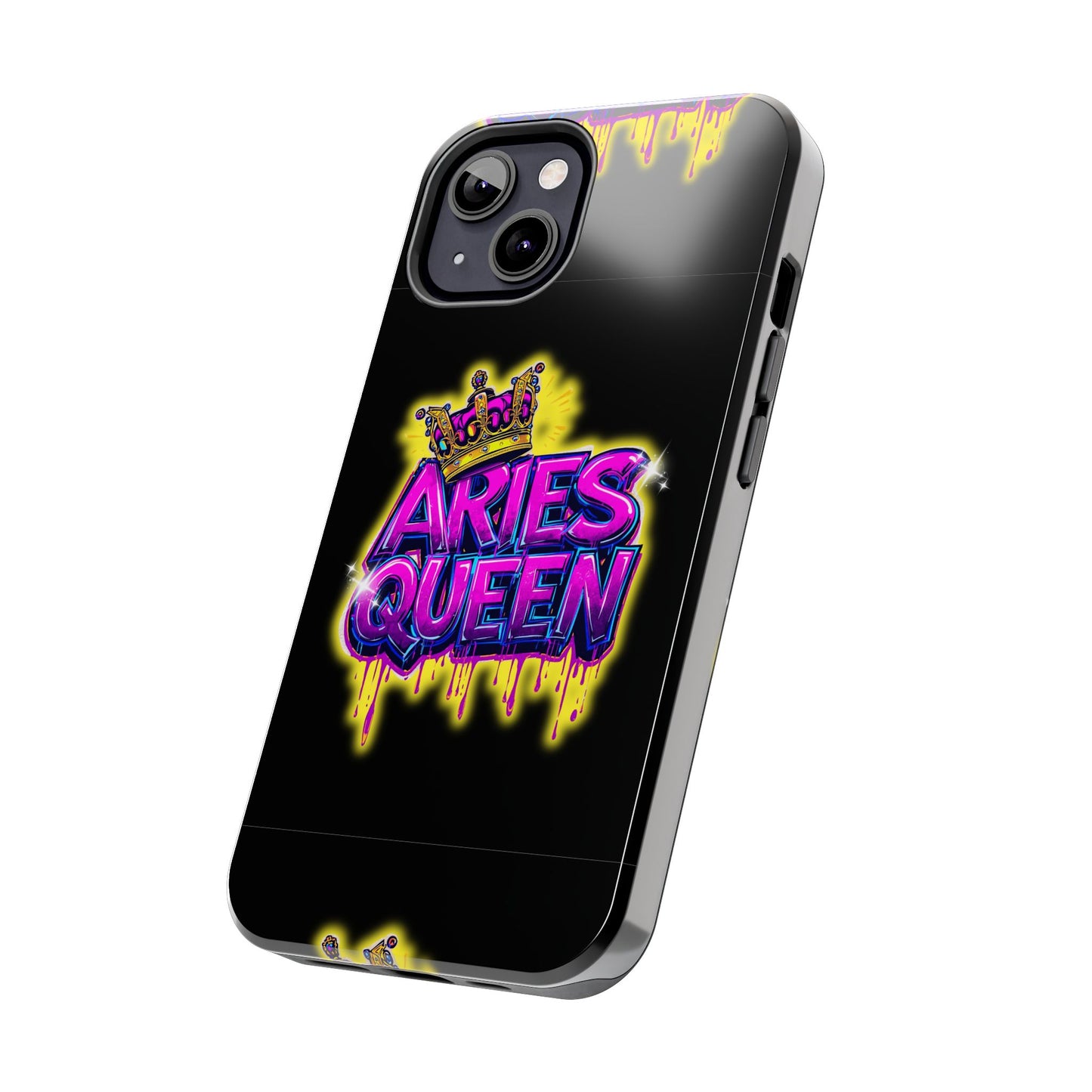 Aries Queen Tough Phone Cases - Vivid Design, Durable Protection, Aries Gifts, Astrology Accessories, Colorful Phone Cover