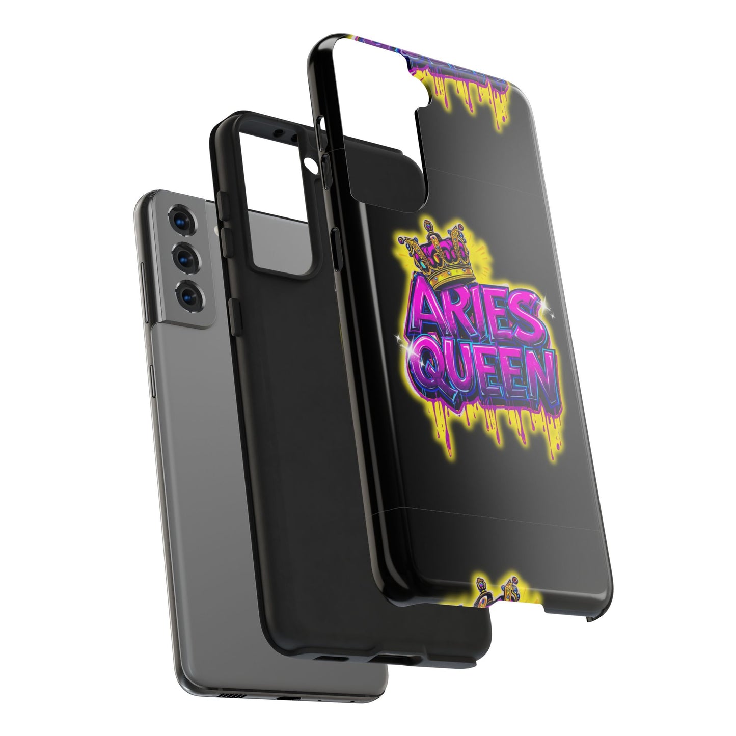 Aries Queen Tough Phone Cases - Vivid Design, Durable Protection, Aries Gifts, Astrology Accessories, Colorful Phone Cover
