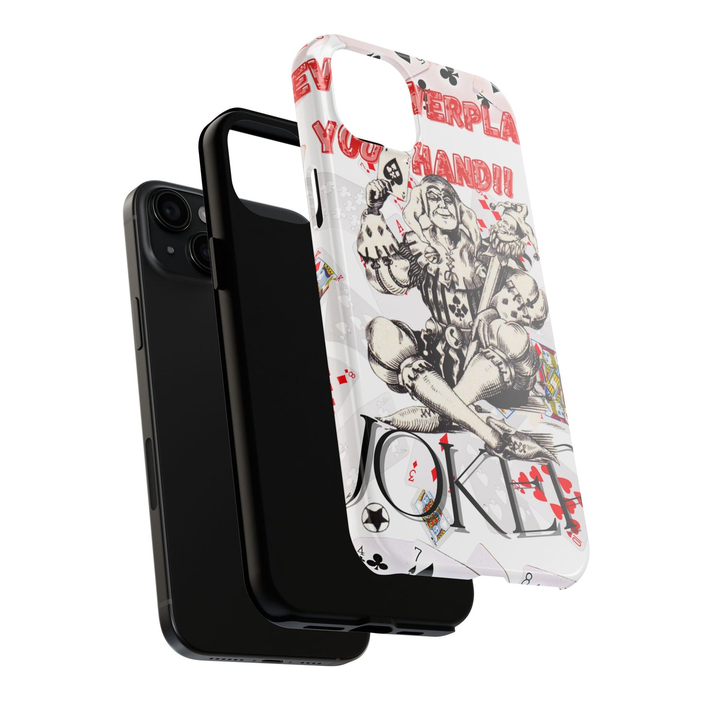 Bold Joker Phone Case - Unique Tough Cover for Gamers, Stylish Protection, Gift for Card Players, Fun Design for Phone Lovers