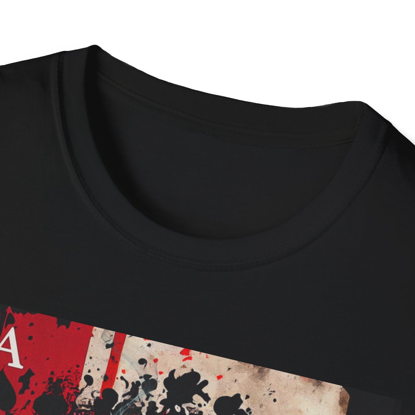 Ace of Spades Graphic T-Shirt, Vintage Style Tee, Unisex Casual Wear, Gift for Gamers, Retro Art Clothing