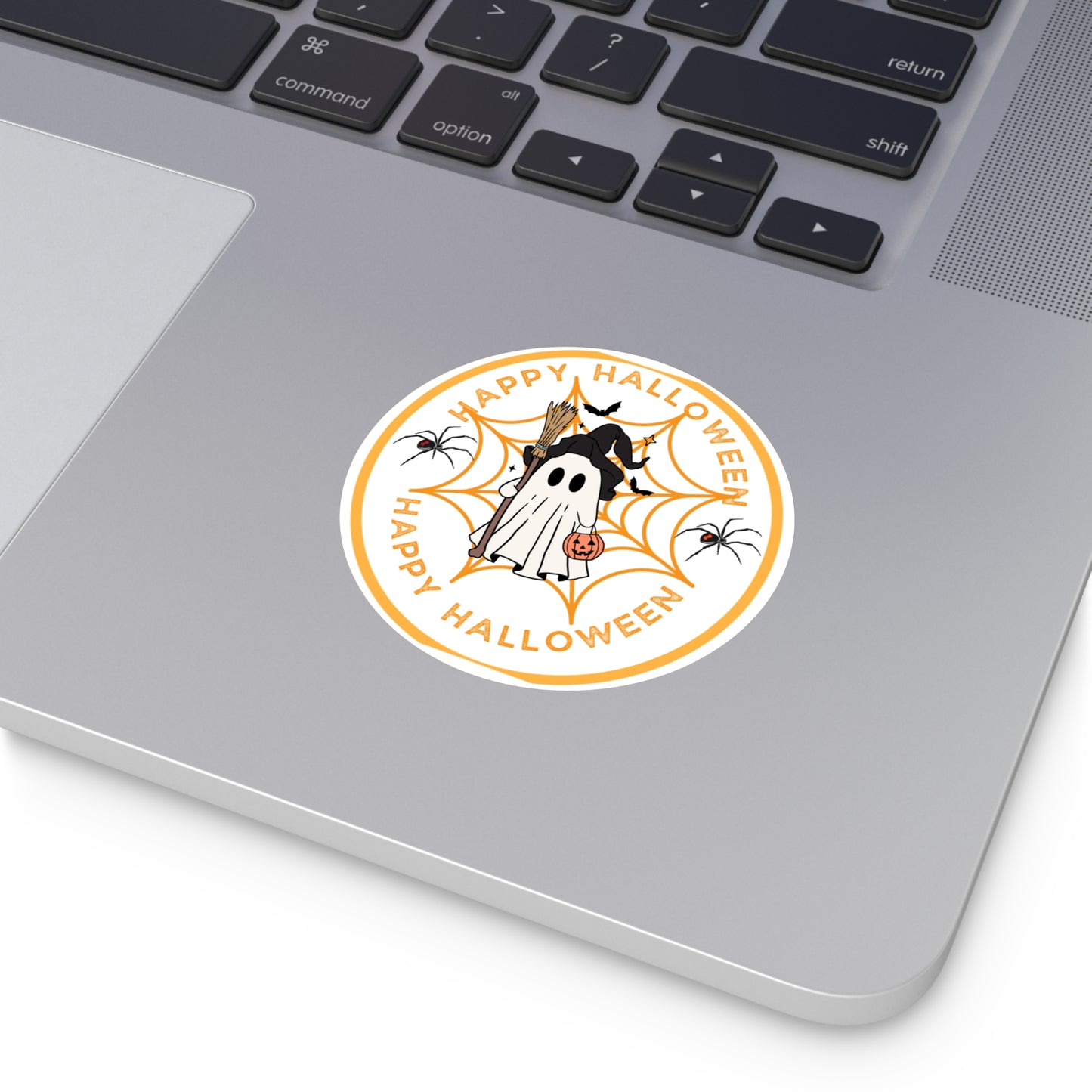 Spooky Happy Halloween Vinyl Stickers | Fun Fall Decor, Trick or Treat, Halloween Party, Kids Stickers, Gift Wrapping