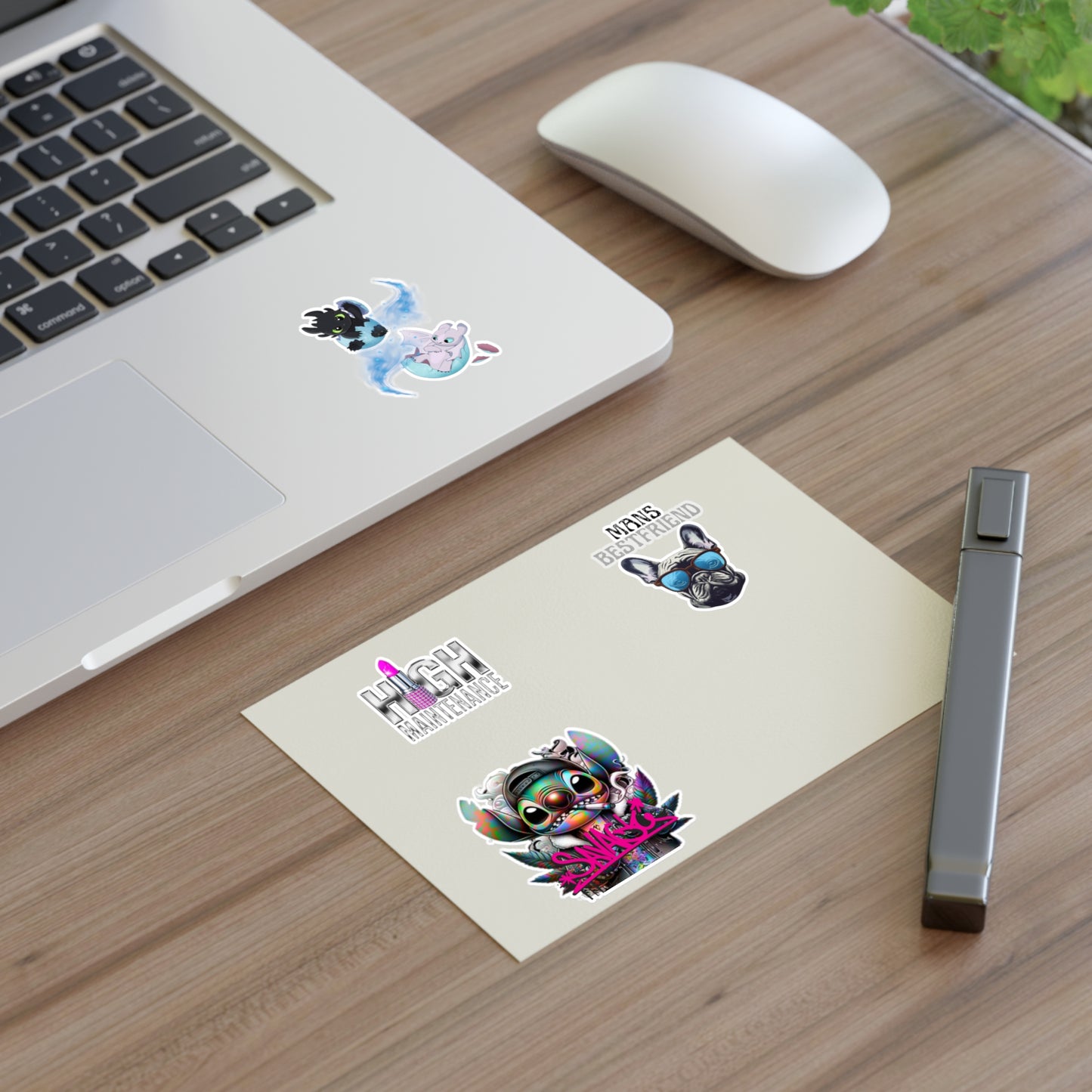 Vibrant Sticker Sheets for Fun Personalization, High Maintenance, Mans Best Friend, Cute Decor, Gifts, DIY Projects